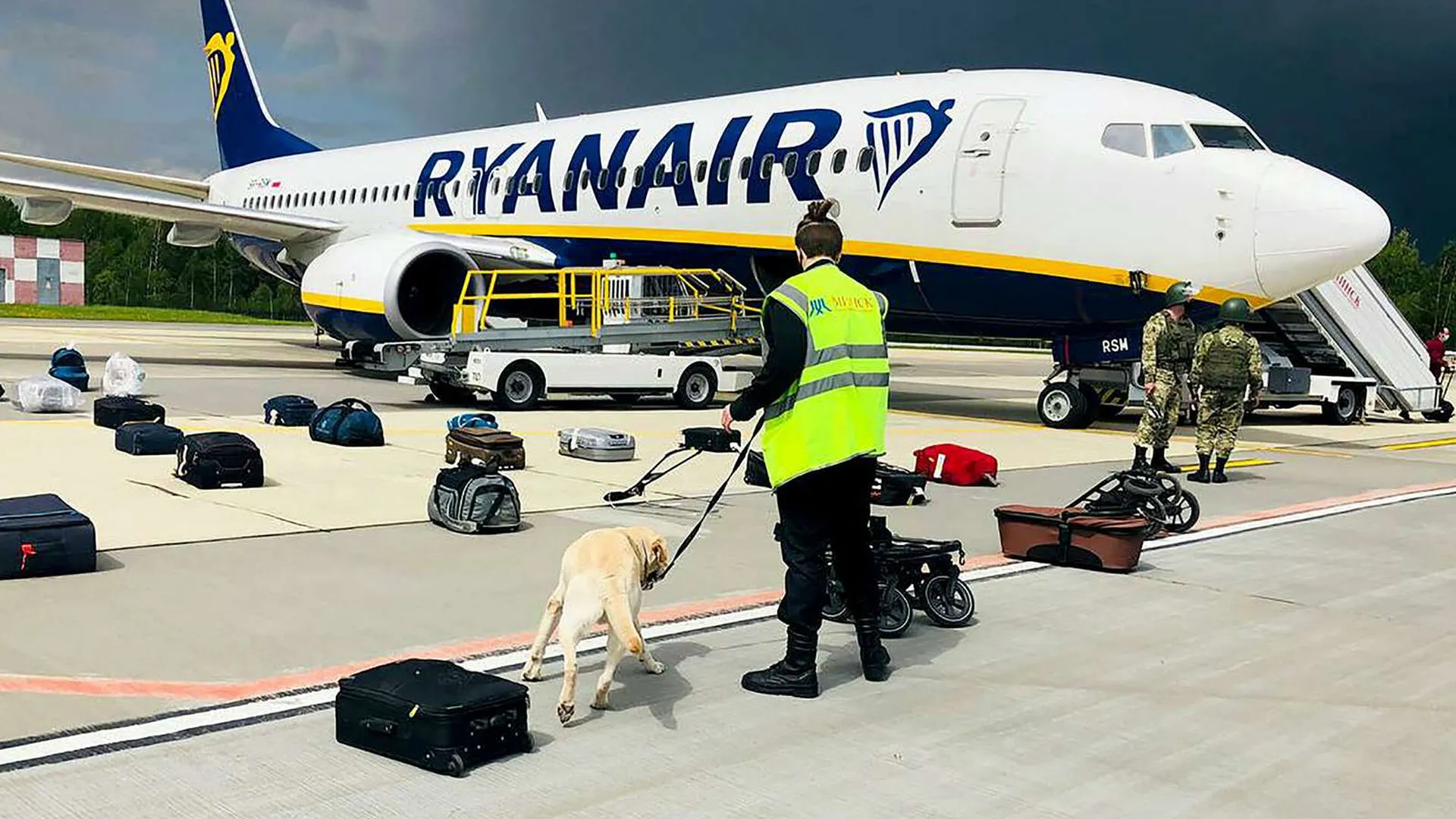 Власти Белоруссии назвали посадку самолета Ryanair спланированной провокацией