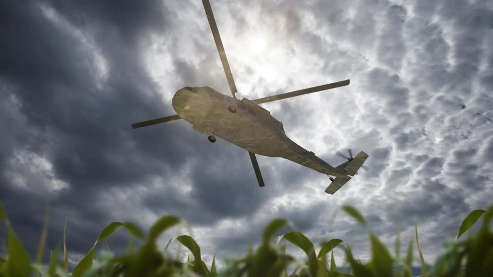 Военный вертолет Ми-17 разбился в Колумбии