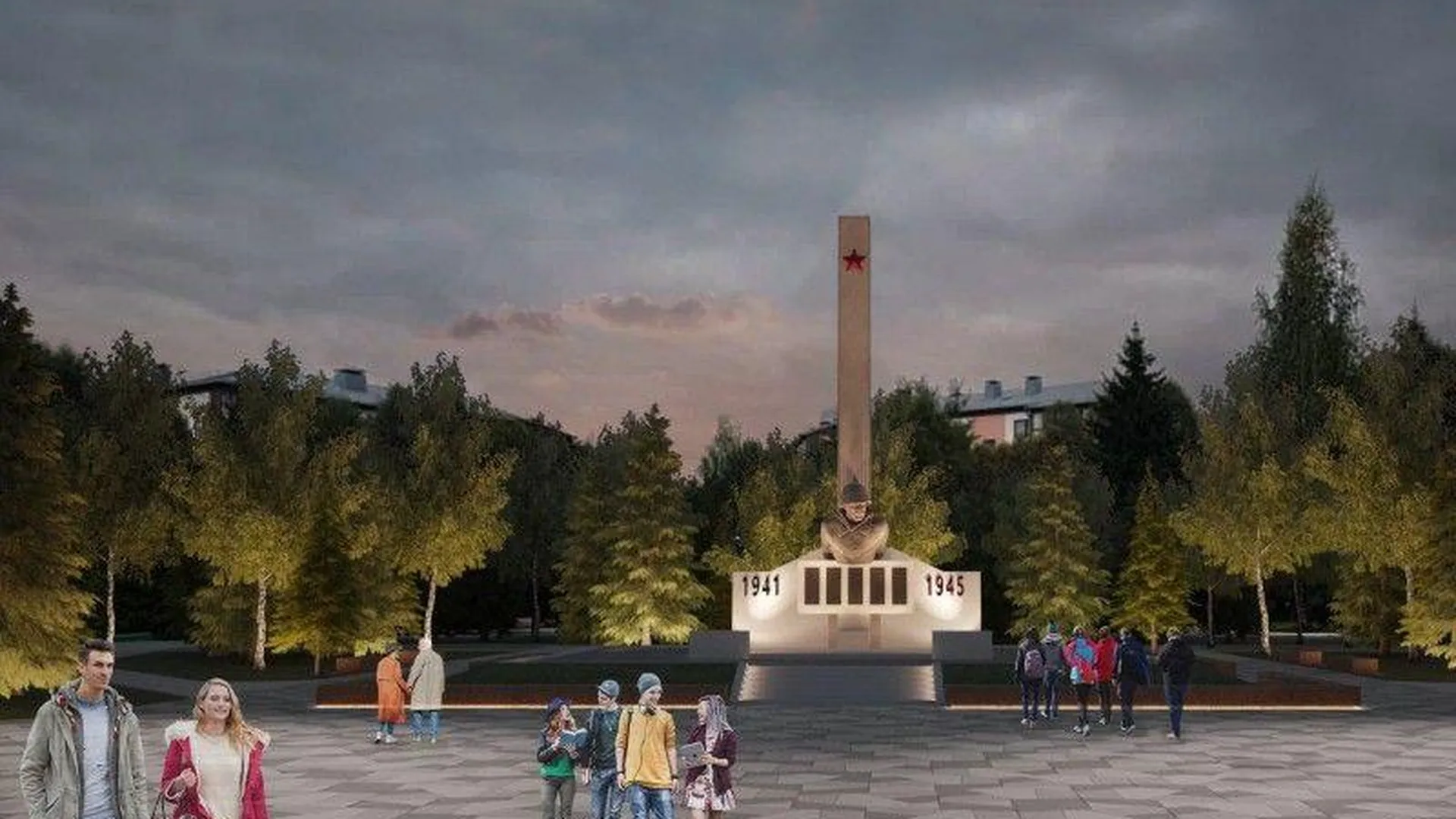 Сквер с памятником «Павшим воинам» обновят в Кубинке