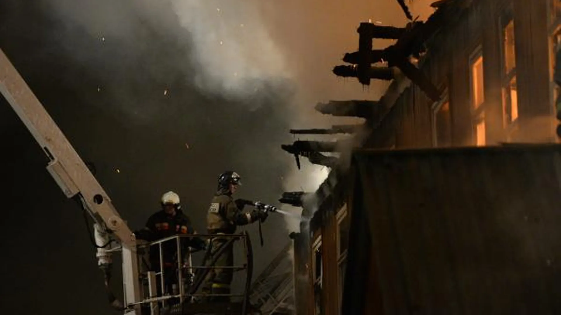 При пожаре в Сергиевом Посаде погибли 4 человека