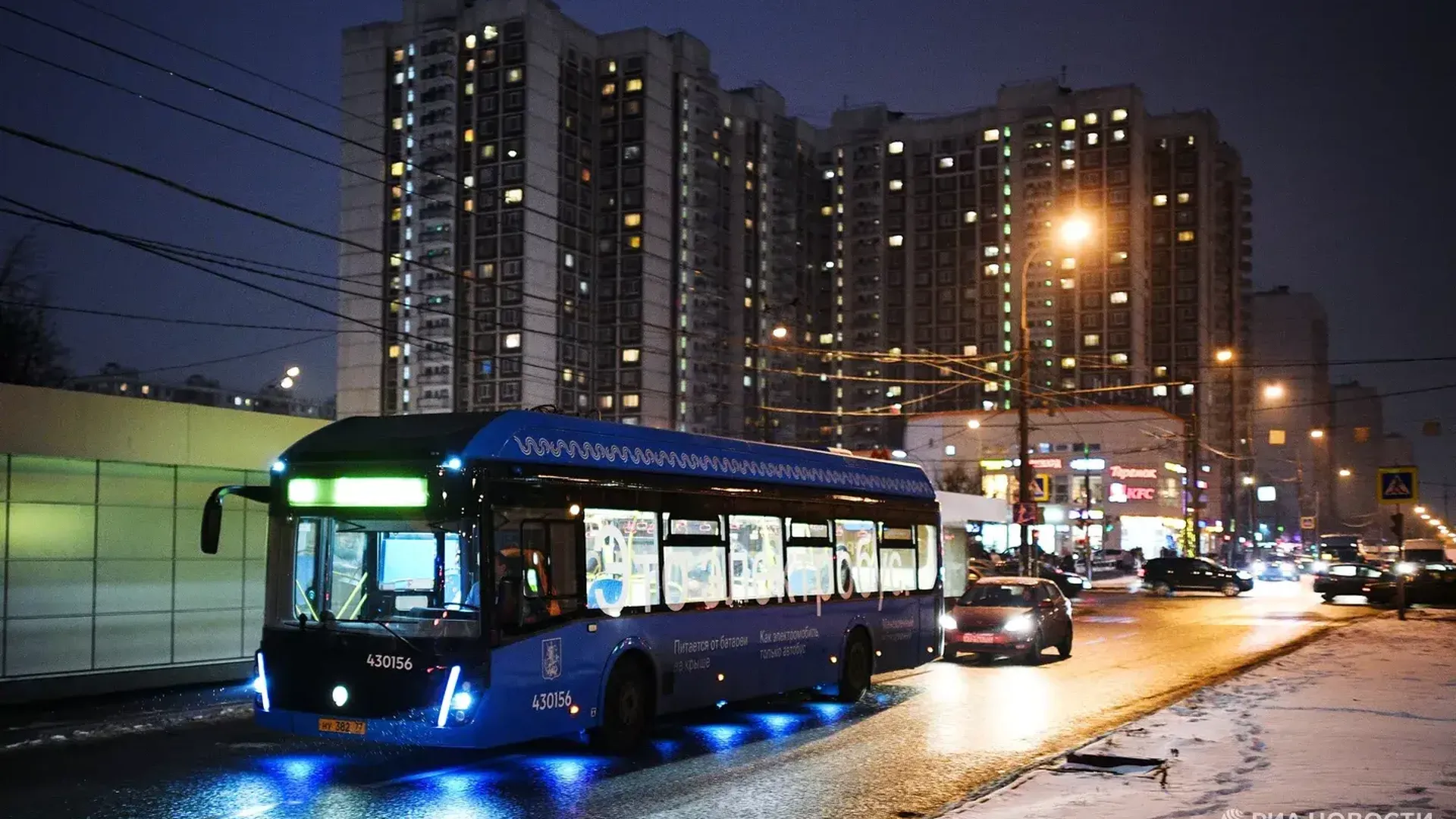 Москвичам назвали пять самых популярных маршрутов электробусов в новогодние праздники
