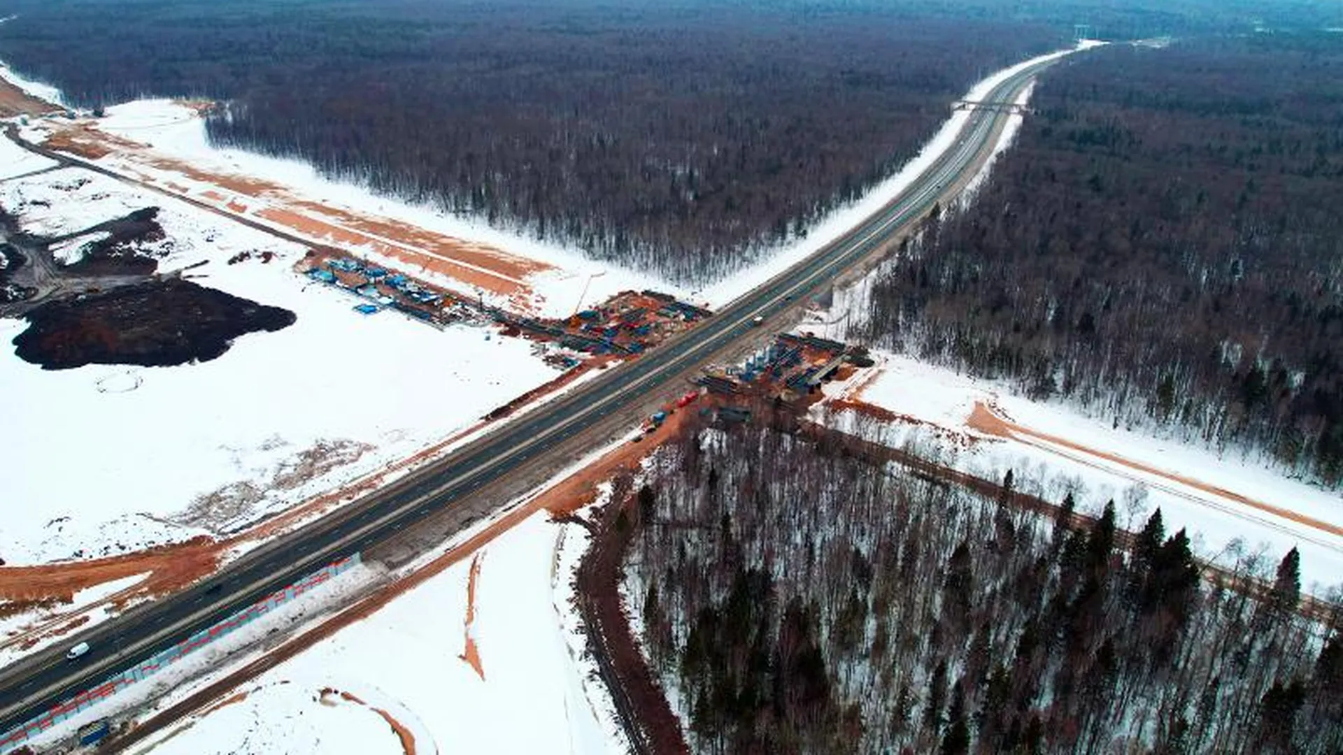 Как идет строительство скоростной трассы М12 Москва – Нижний Новгород – Казань на территории Подмосковья 