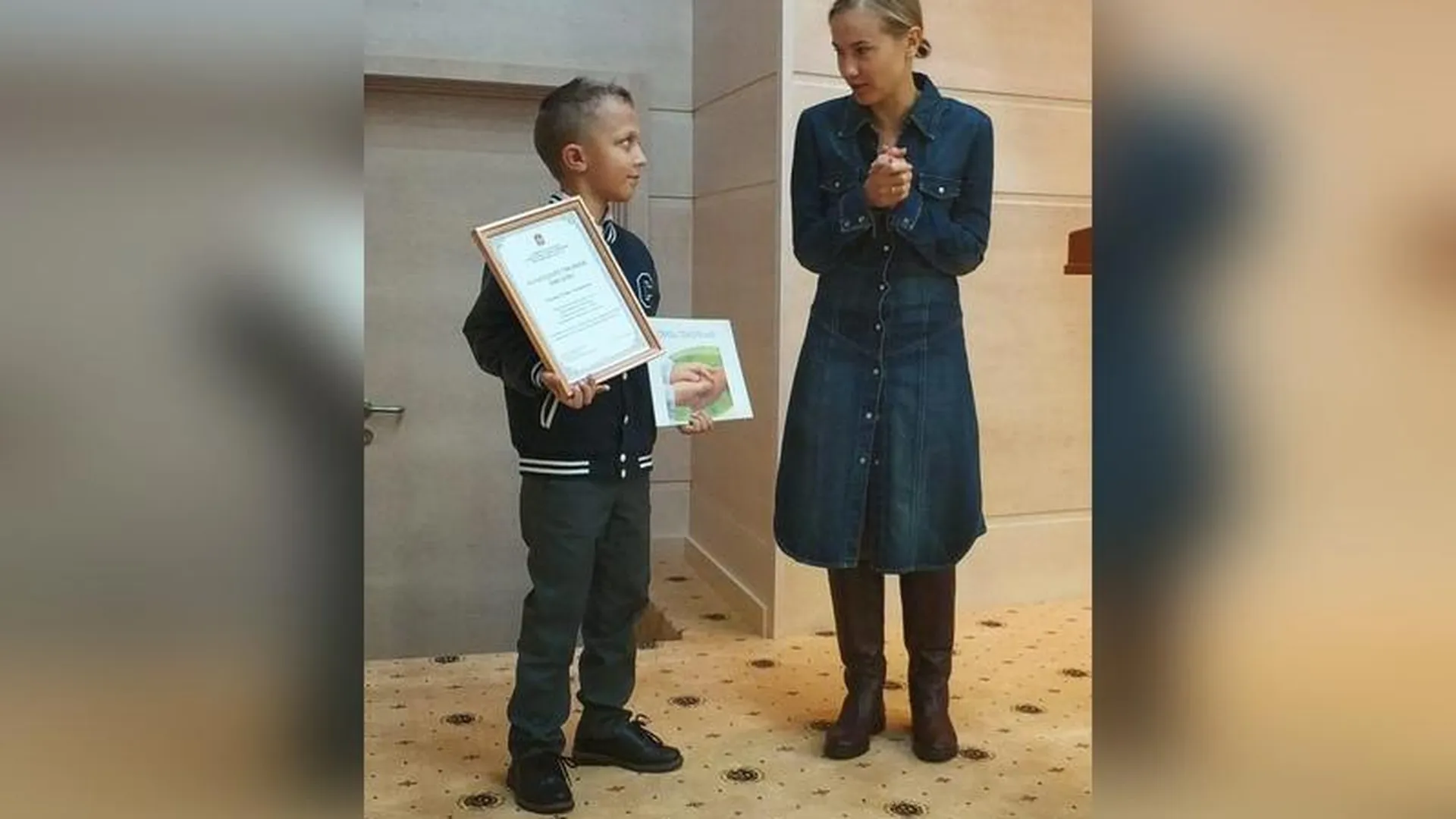 Внучок полка: девятилетний Егор Егоров стал одним из лучших добровольцев Подмосковья