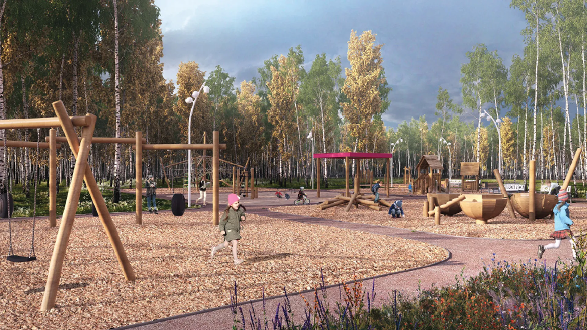 Парк «Зеленый узел» в Павловском Посаде благоустроят в 2024 году