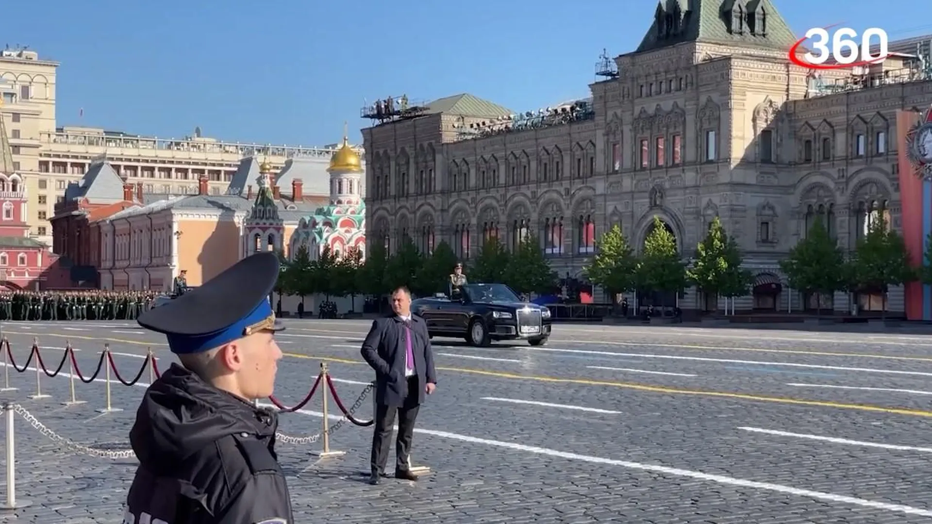 Красная площадь перед парадом Победы. Последние приготовления