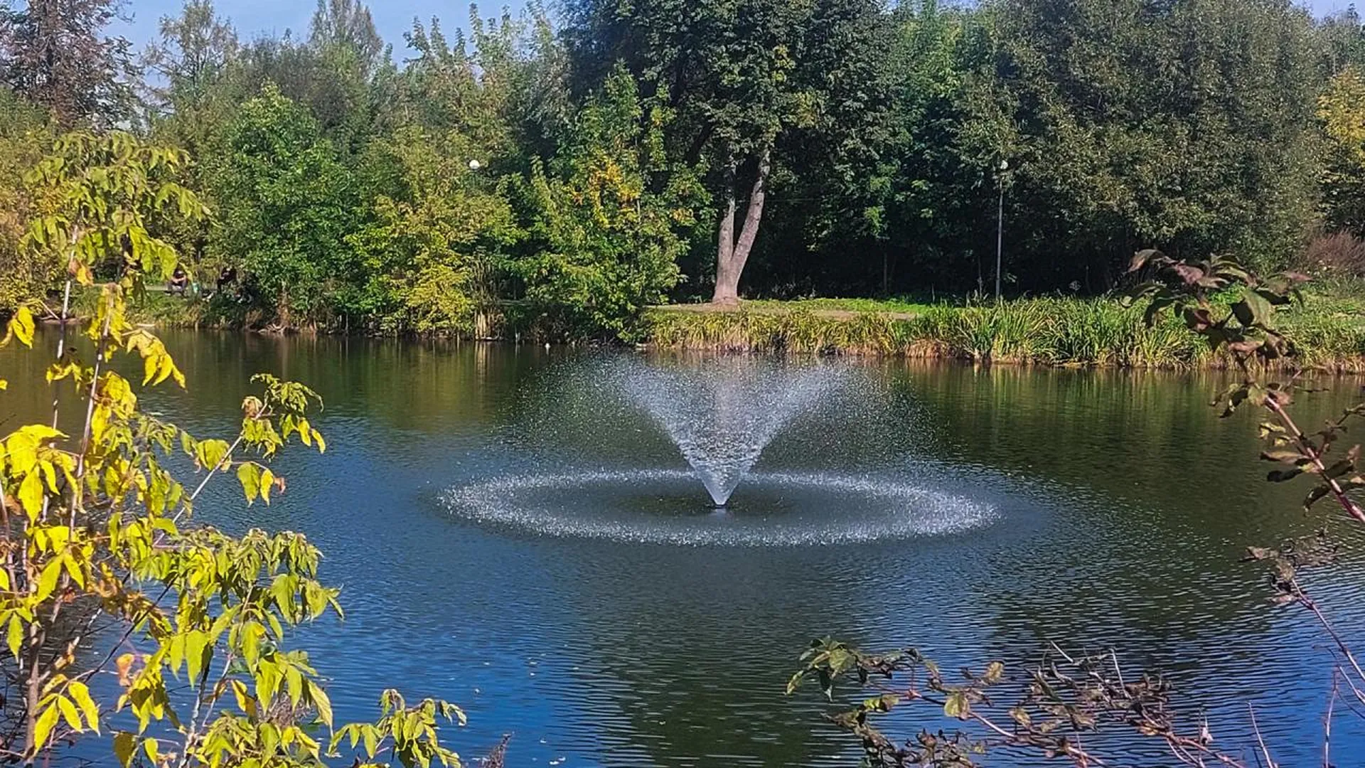Плавучий фонтан появился в Чехове