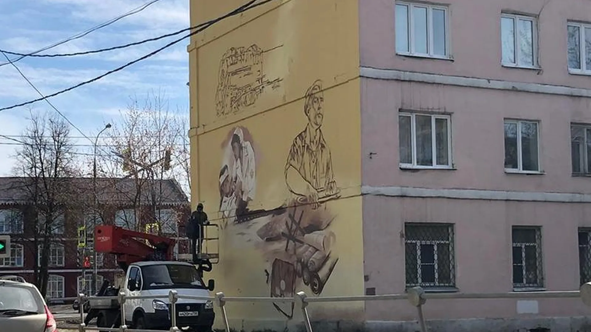 В Орехово-Зуево появится граффити-гигант о трудовой славе города