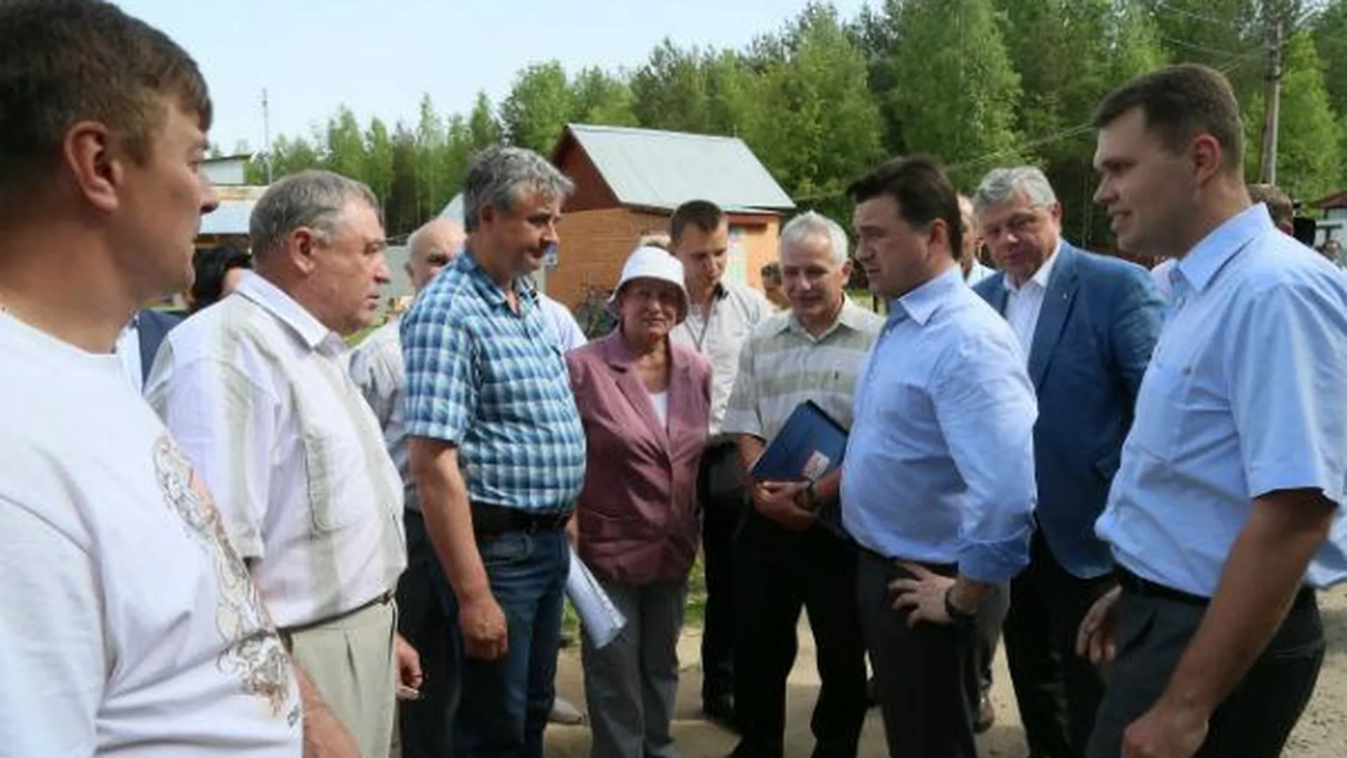 Губернатор обсудил вопросы газификации с дачниками Ногинского района 