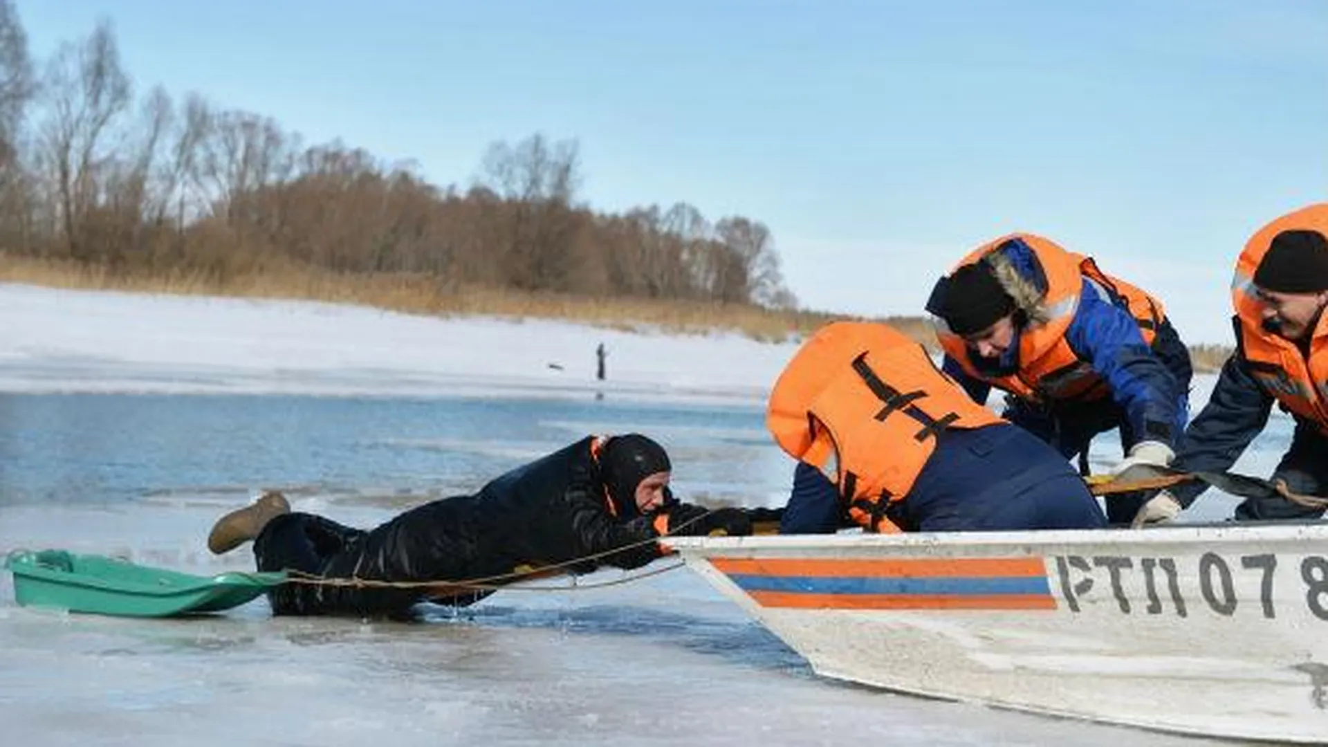 Десять человек погибли на льду в Подмосковье с начала зимы