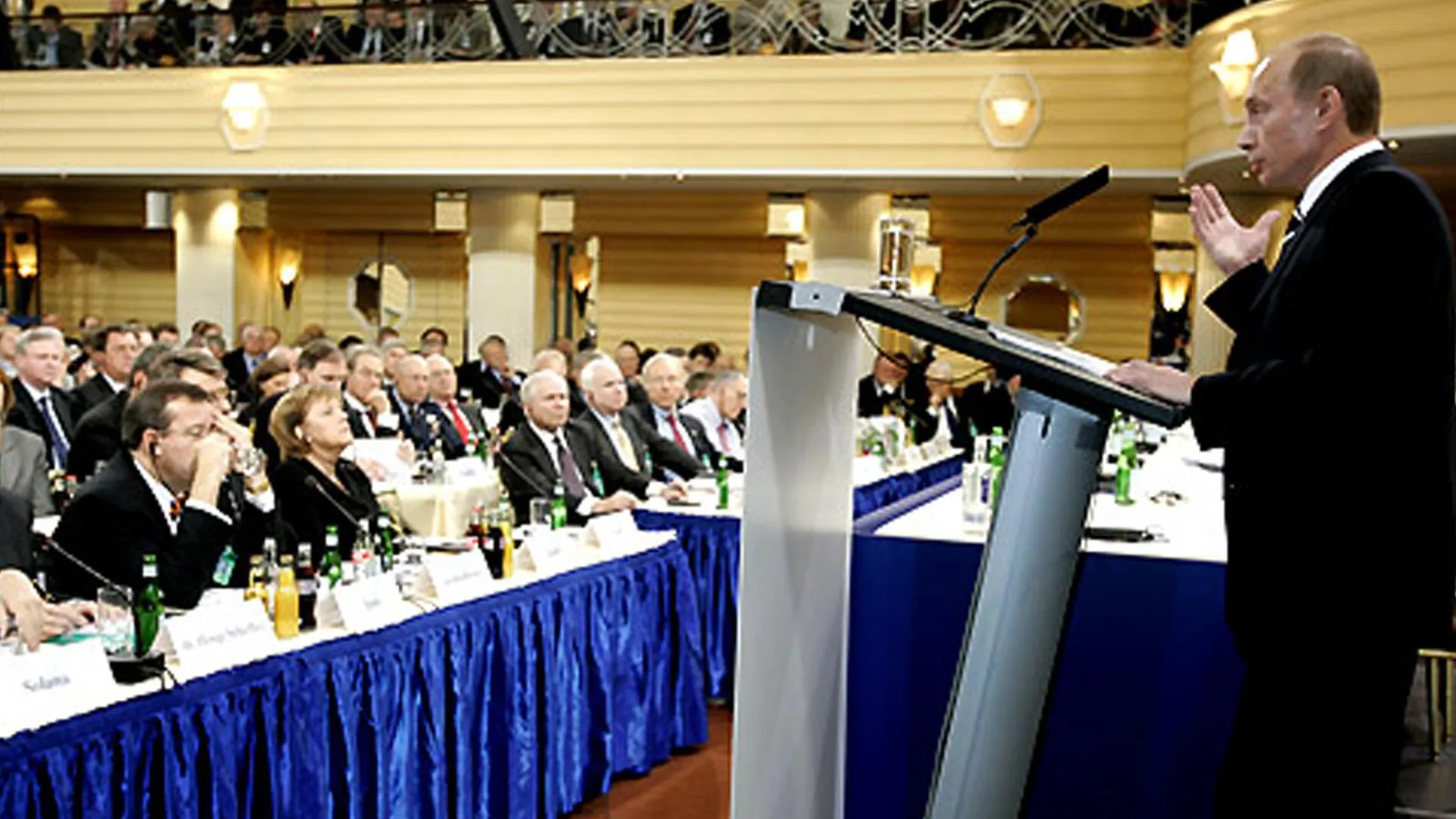 Выступление президента России Владимира Путина на Мюнхенской конференции, 2007 год