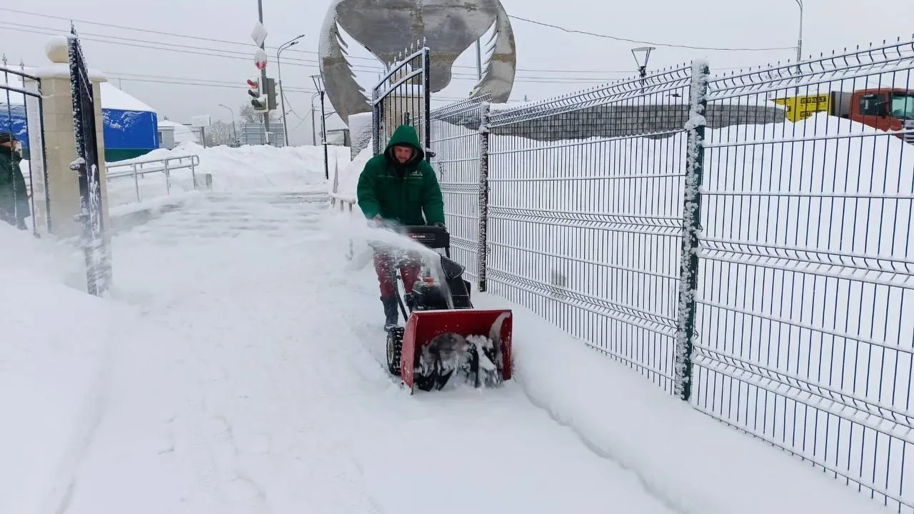 Свыше 30 тысяч кубометров снега убрали в парках Подмосковья за неделю