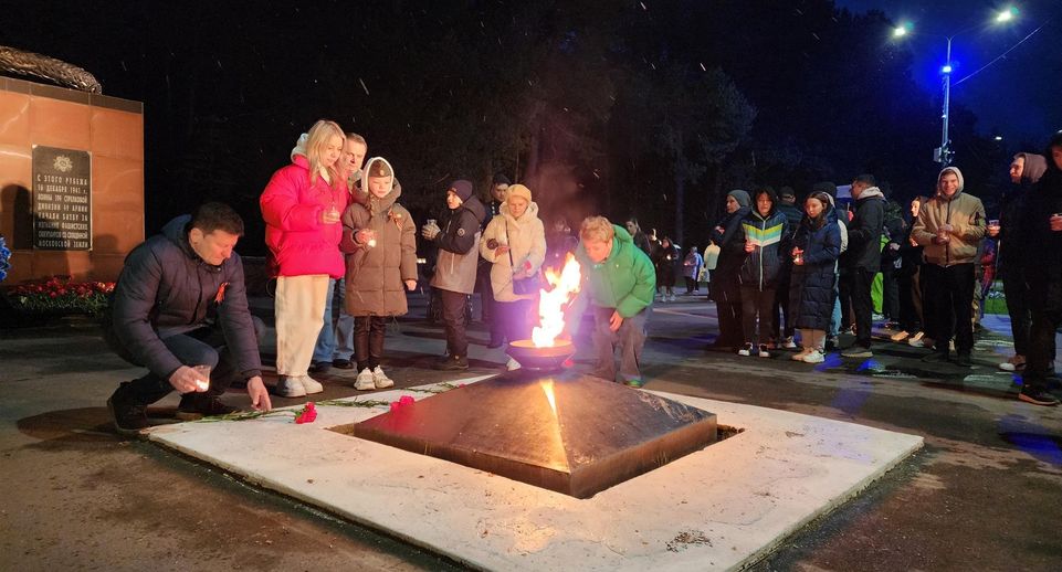 Жители Протвина присоединились к акции «Свеча Победы»