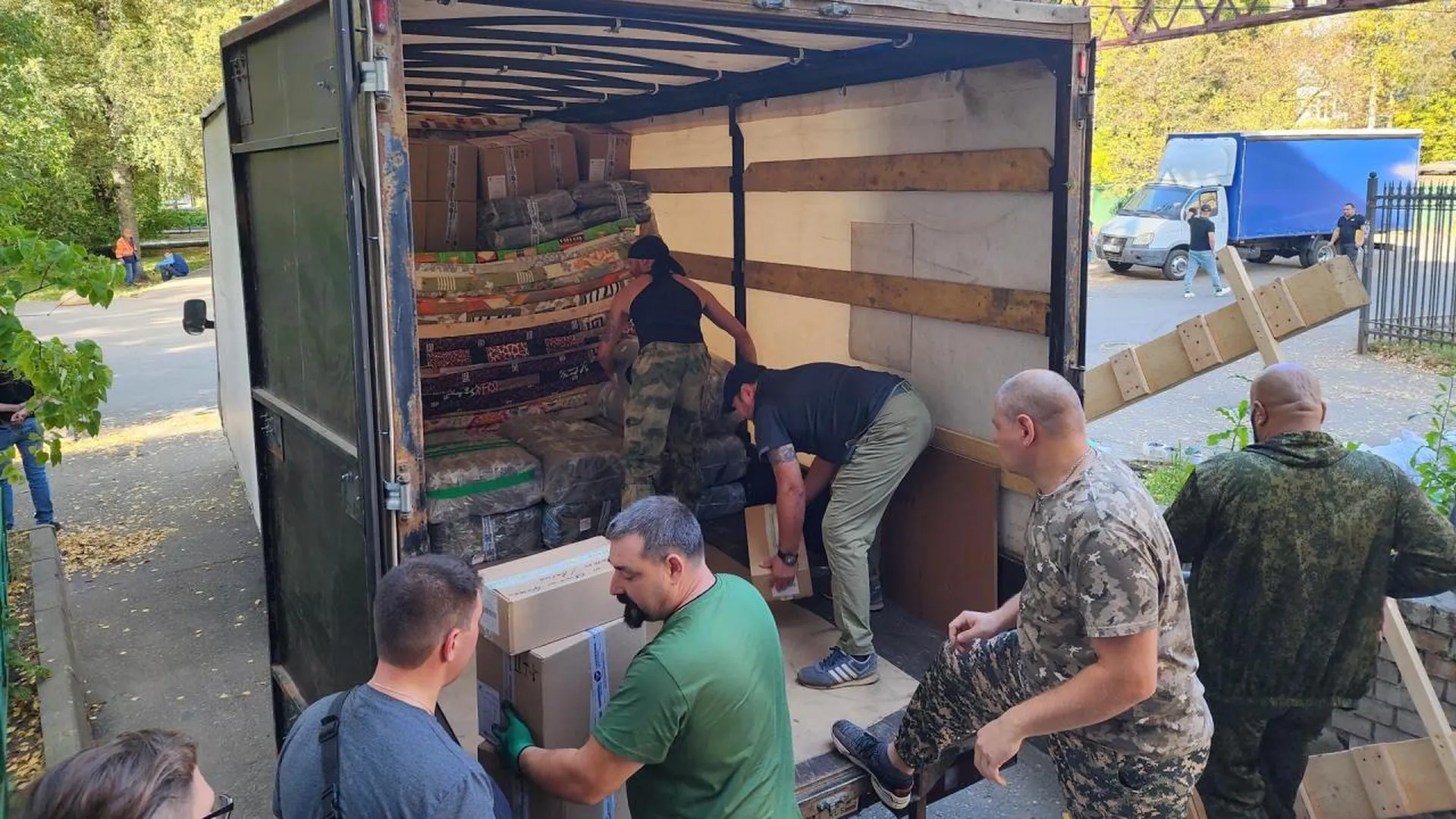 Еще сорок тонн помощи доставят волонтеры из Городского округа Пушкинский в зону СВО