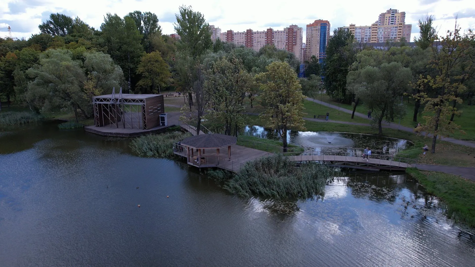 «Фабричный пруд» – единственный природный водоём города, который превратили в современный парк