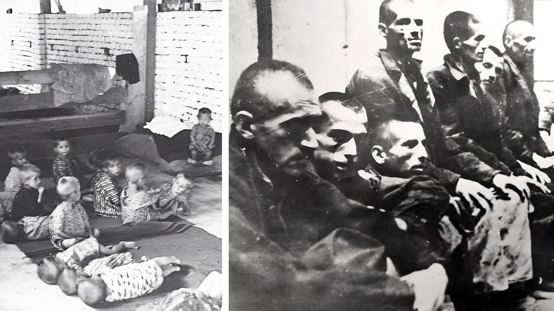 Дети и взрослые — узники лагеря смерти Ясеновац