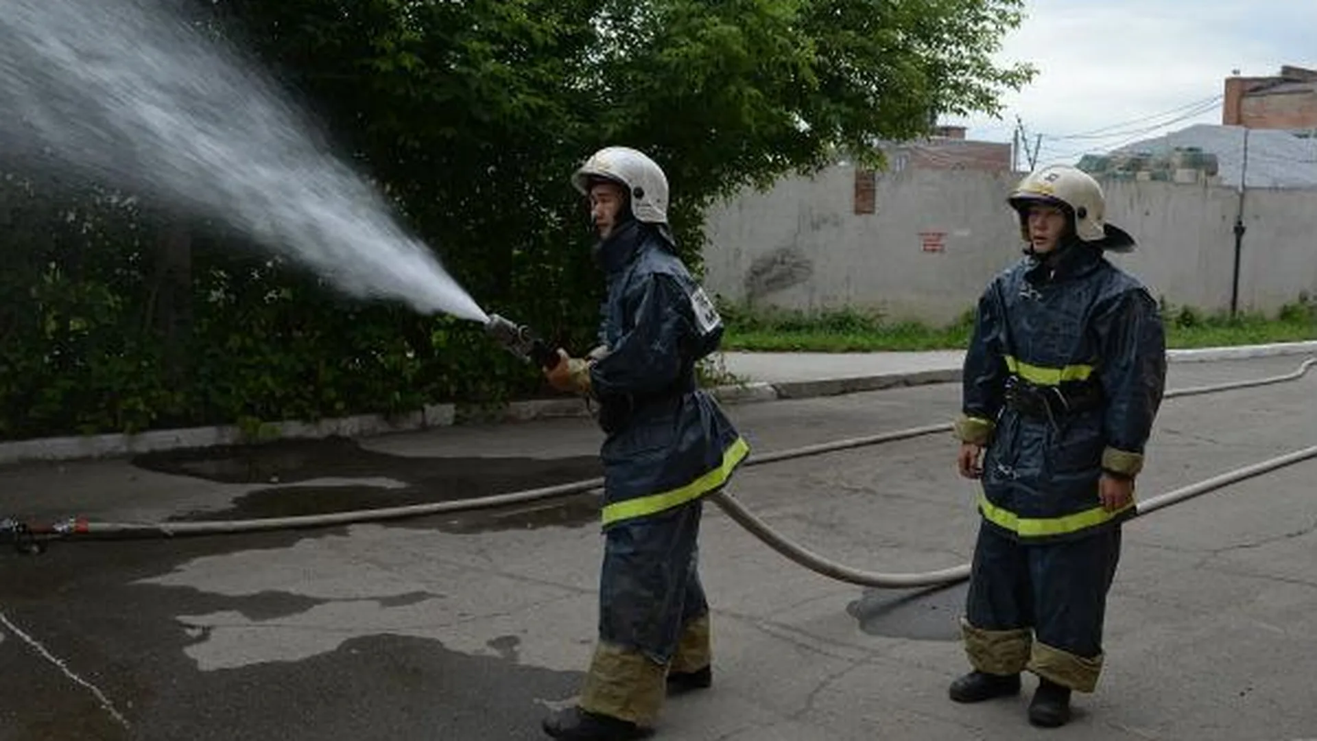 В Дмитровском районе потушили пожар в котельной