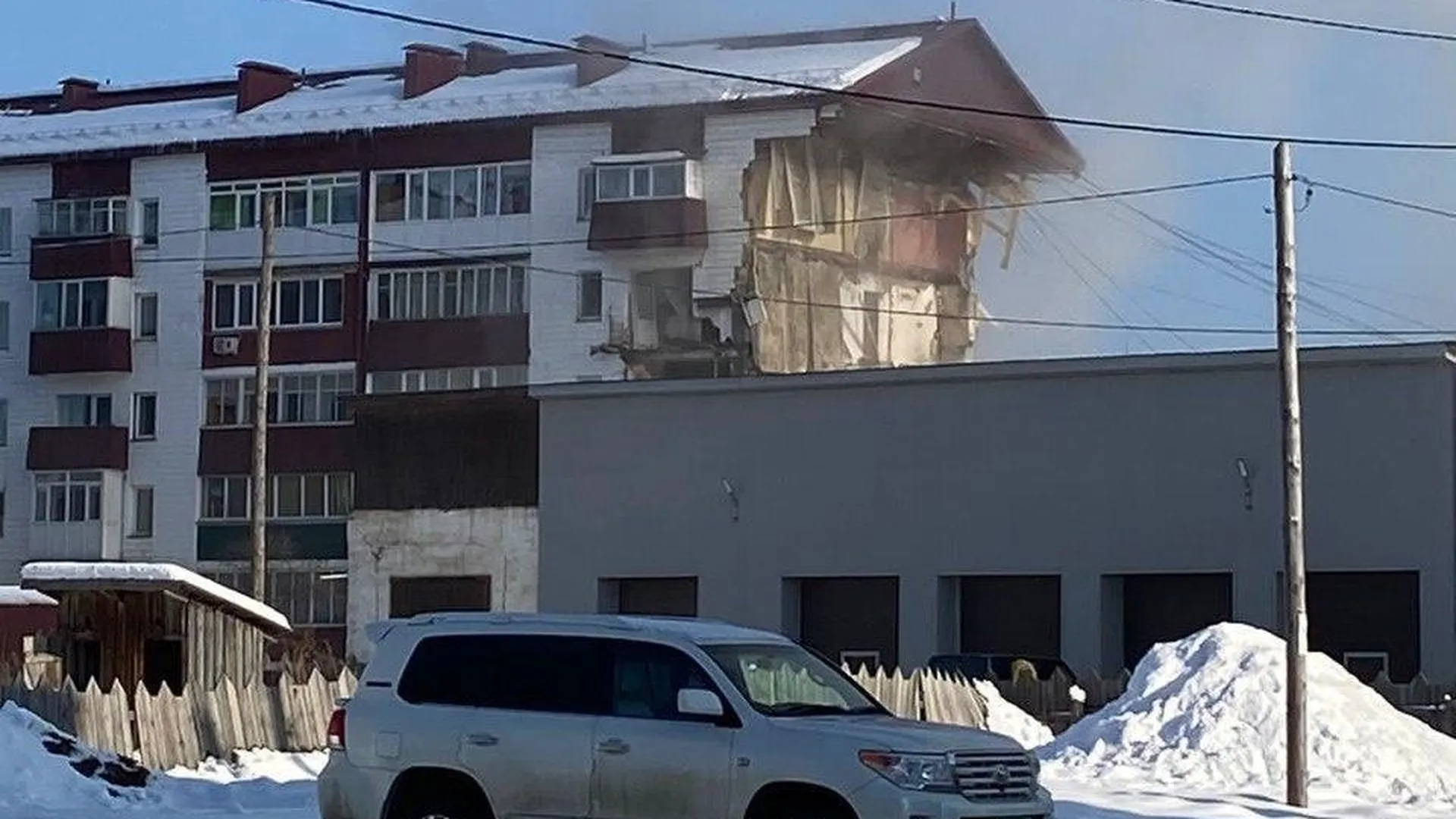 Эпицентр взрыва в Тымовском на Сахалине находился на первом этаже — экстренные службы