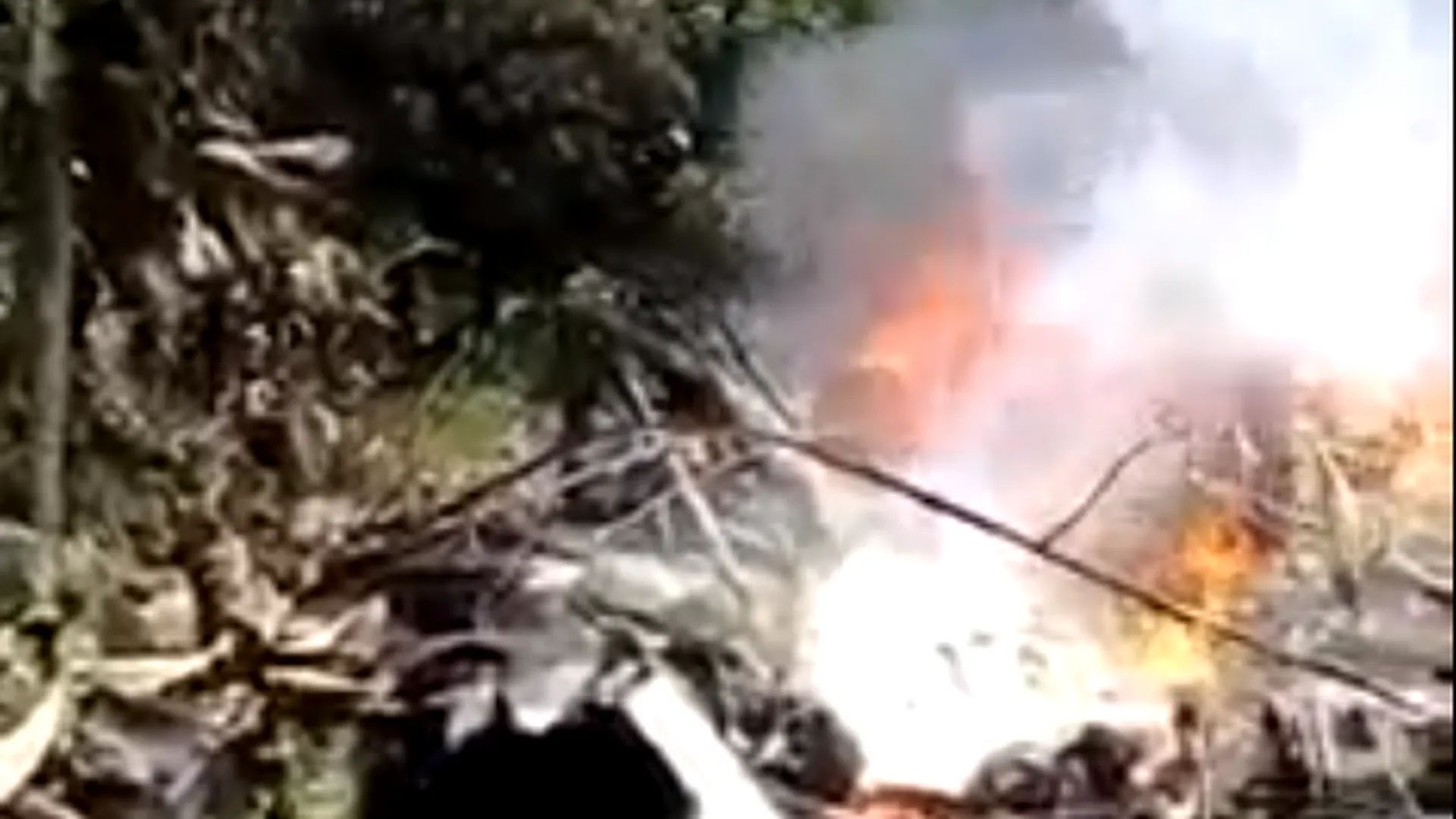 Появилось видео с места крушения самолета Ан-26 в Южном Судане