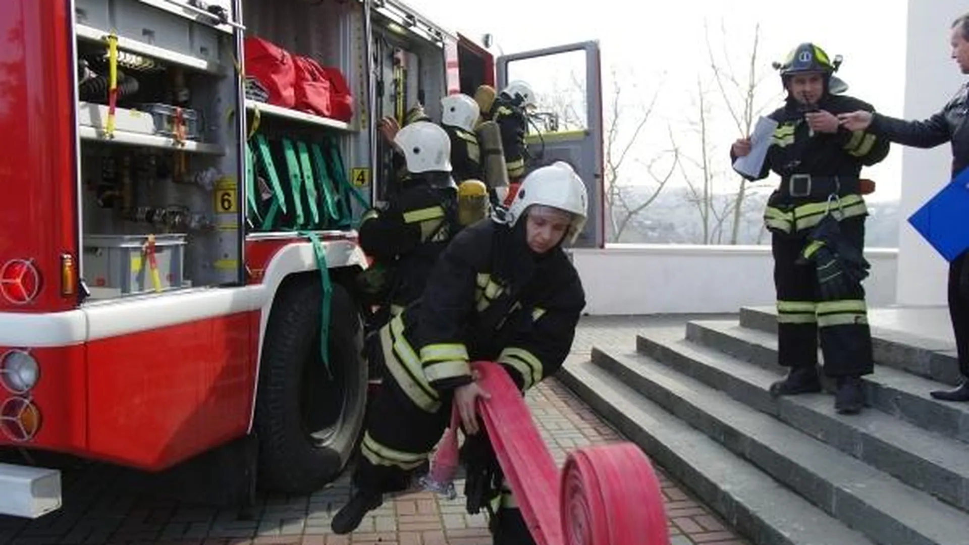 Пожар на газораспределительной станции потушили в Серпуховском районе