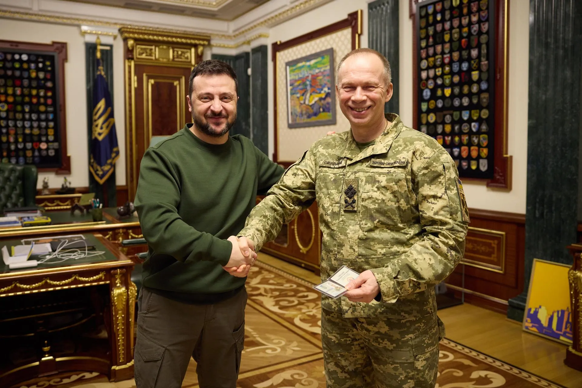 Владимир Зеленский и Александр Сырский / President Of Ukraine / Keystone Press Agency
