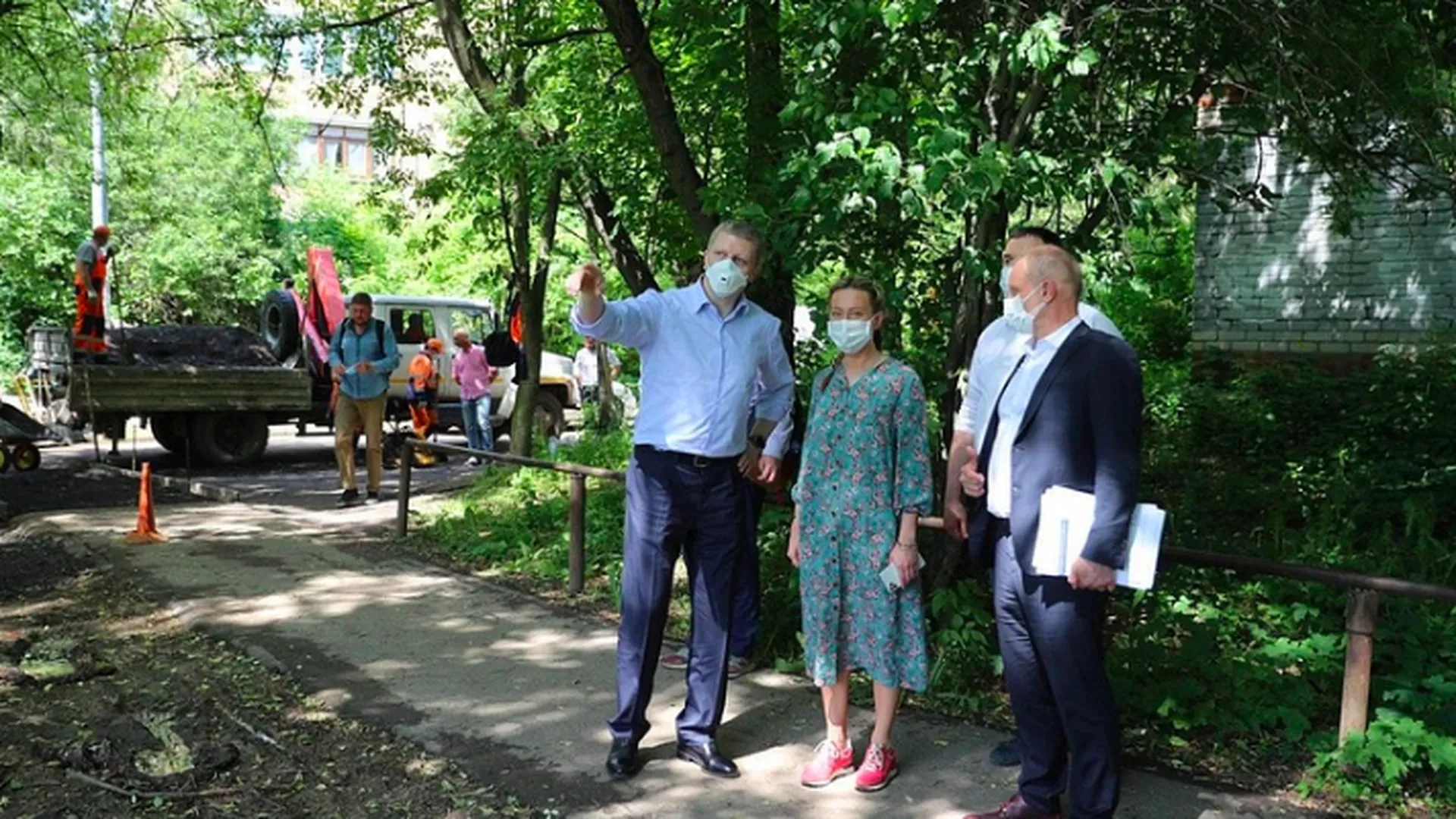 Первый зампред правительства Подмосковья проверил, как в Одинцовском округе устраняют последствия подтоплений