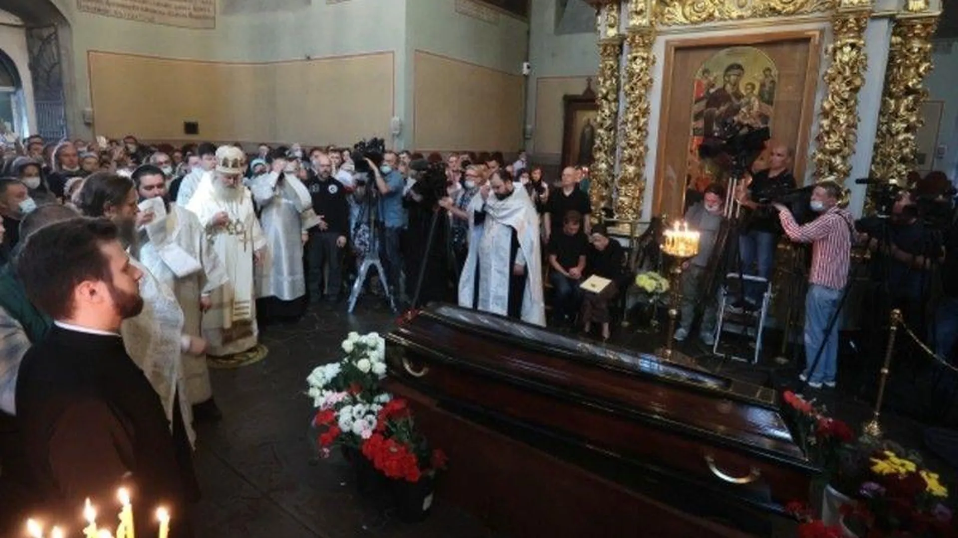 Петр Мамонов был похоронен в Подмосковье