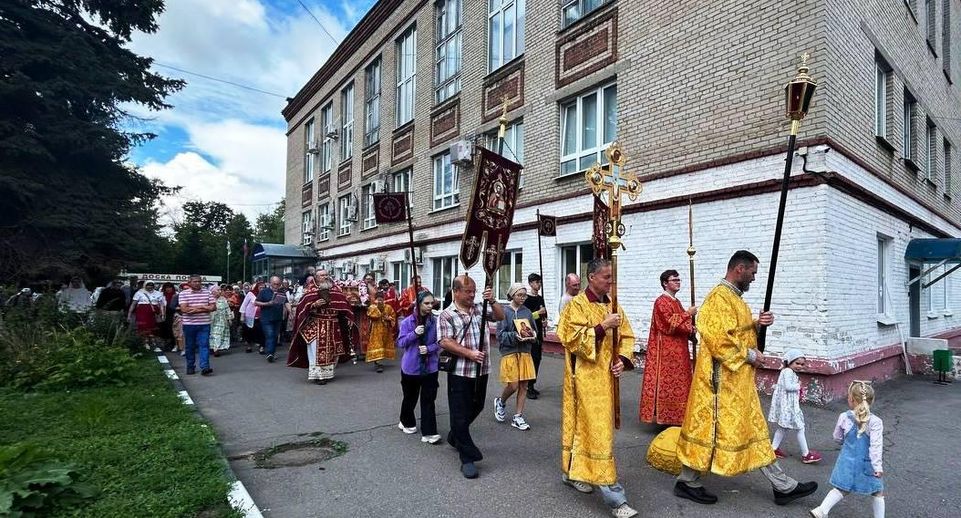 Крестный ход ко Дню святого целителя Пантелеимона провели в Мытищах