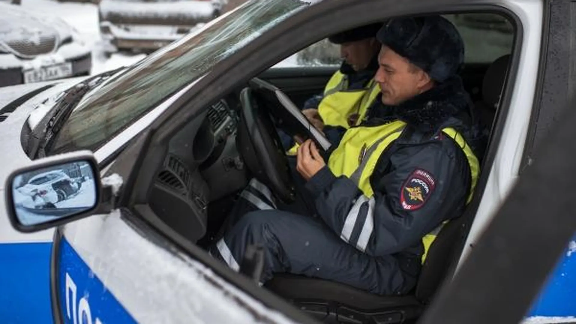 В Дедовске водитель набросился на полицейских с топором