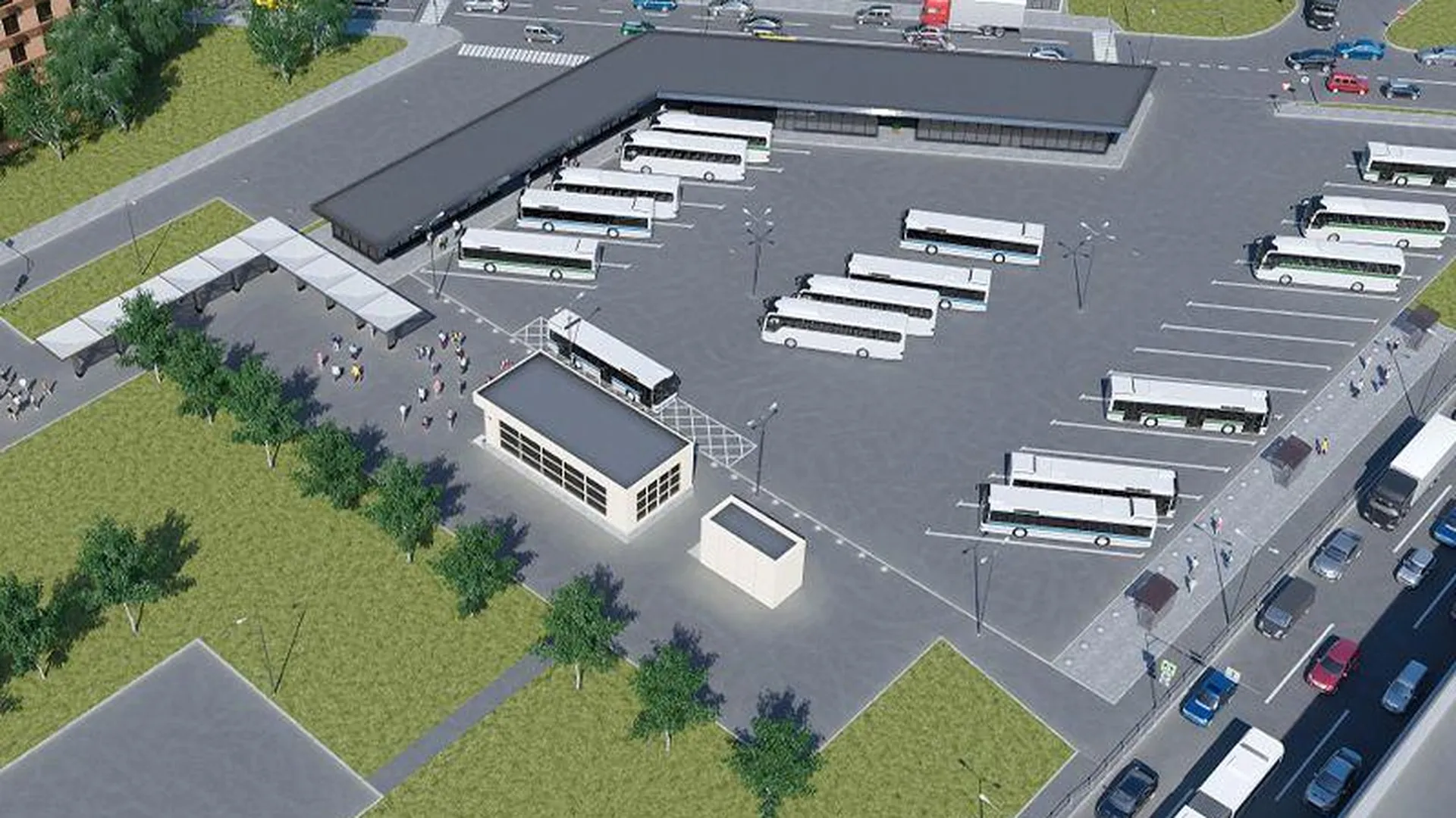 В апреле в Котельниках установят новый автовокзал
