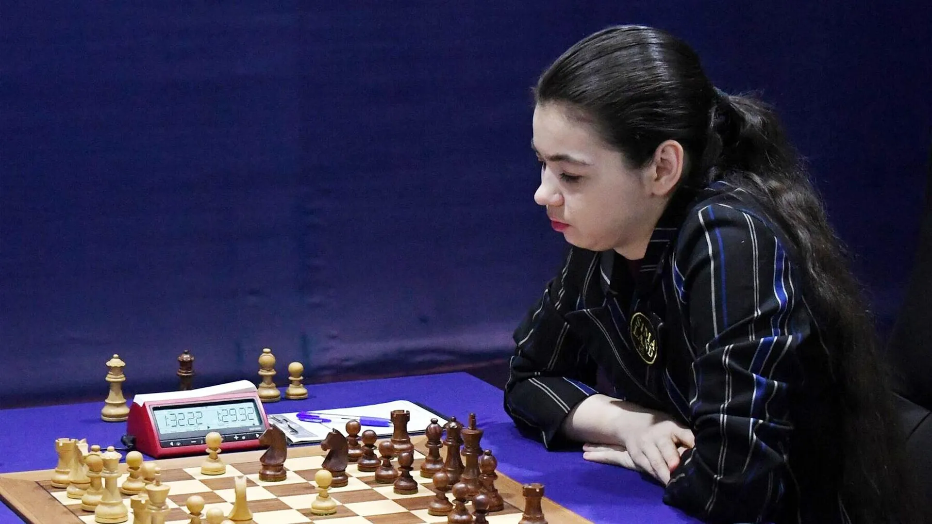 Российская шахматистка, гроссмейстер Александра Горячкина