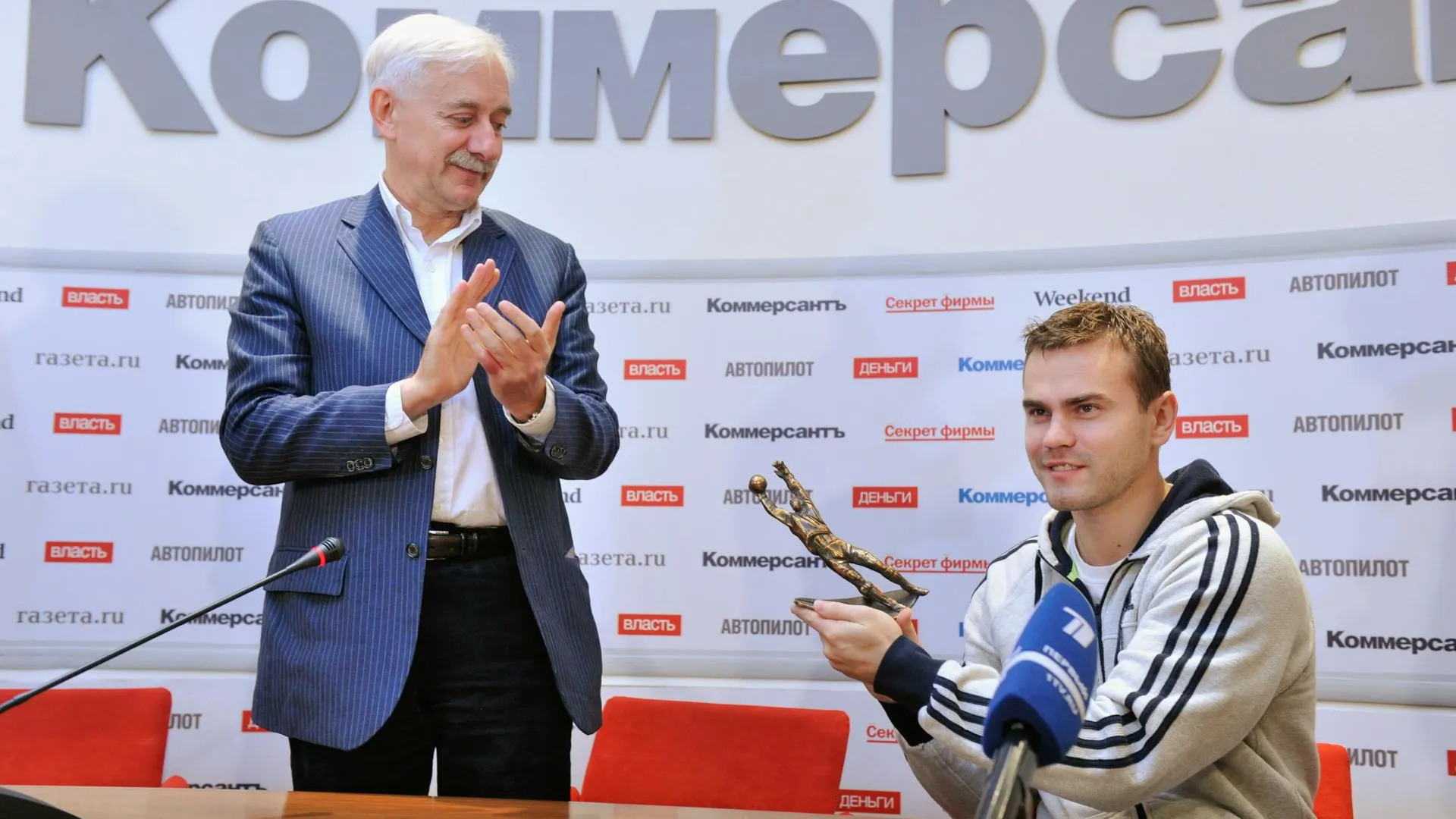 Победитель 2011 года — вратарь ЦСКА Игорь Акинфеев