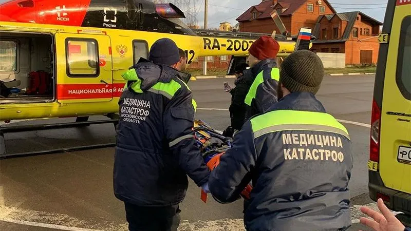Мальчика из Серпухова сбила легковушка, его на вертолете отправили в Москву