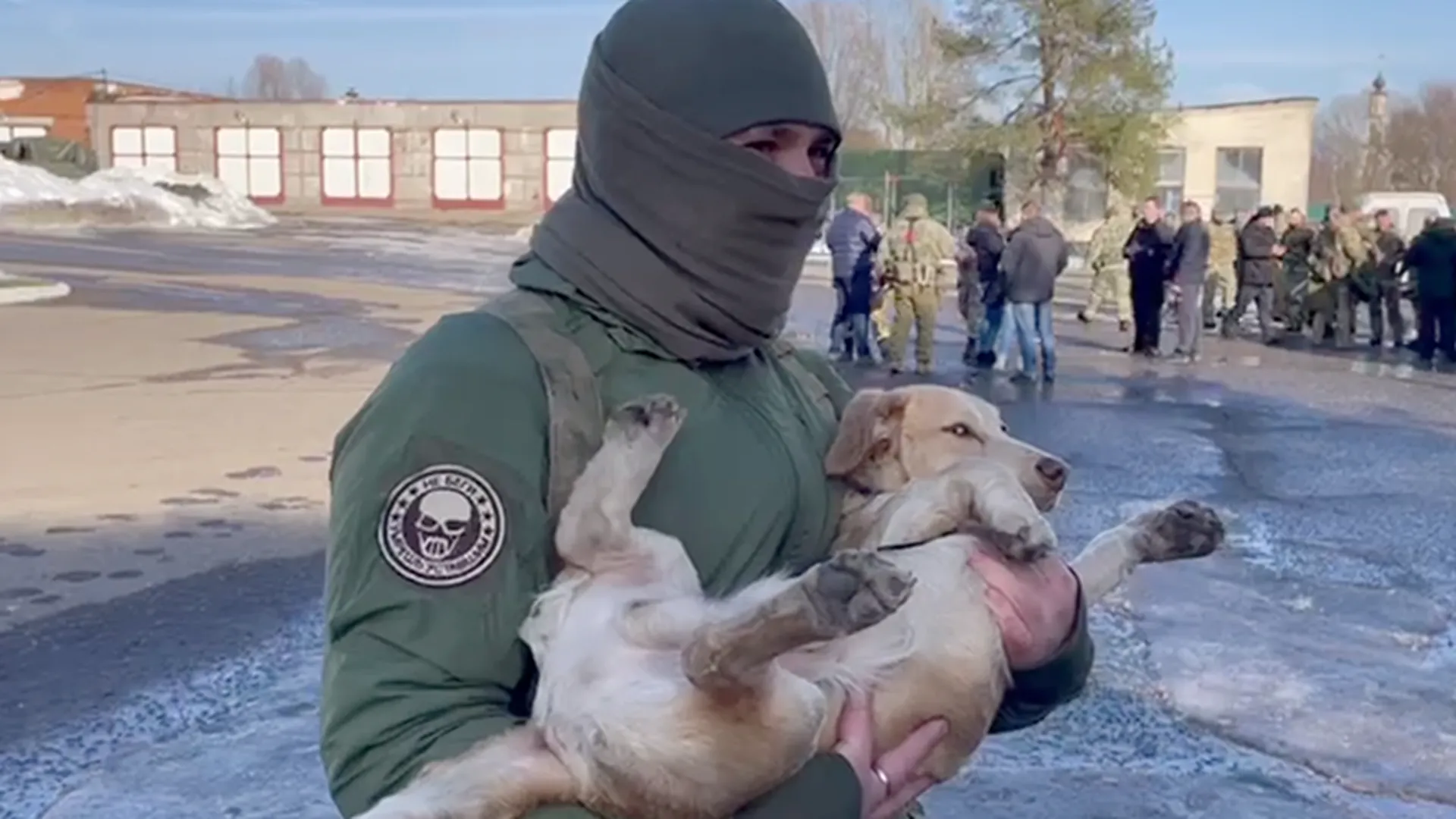 «Стал символом отряда»: бойцы Росгвардии привезли щенка из зоны СВО