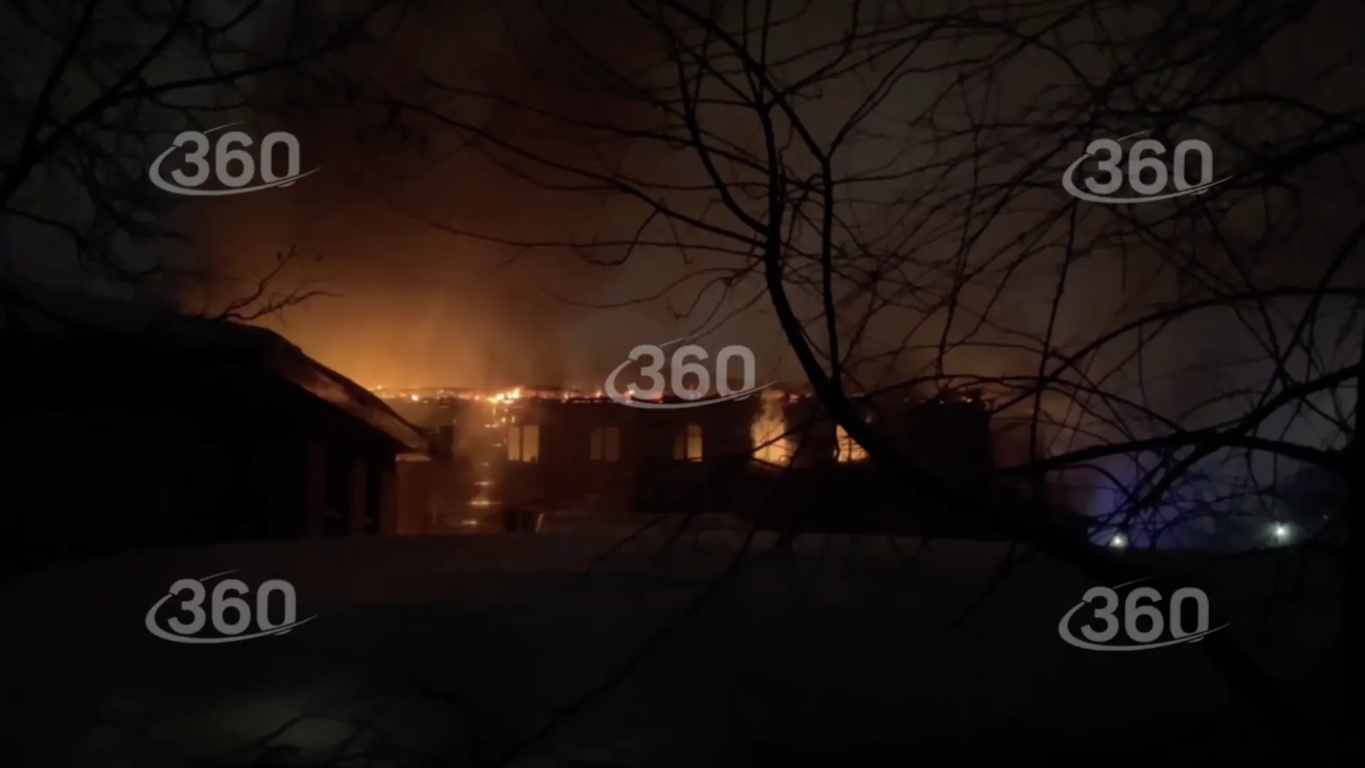 Пожар в доме престарелых в Пушкино потушили