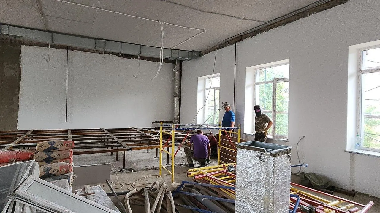 Капитальный ремонт первой школы в Электростали проводят в ускоренном режиме