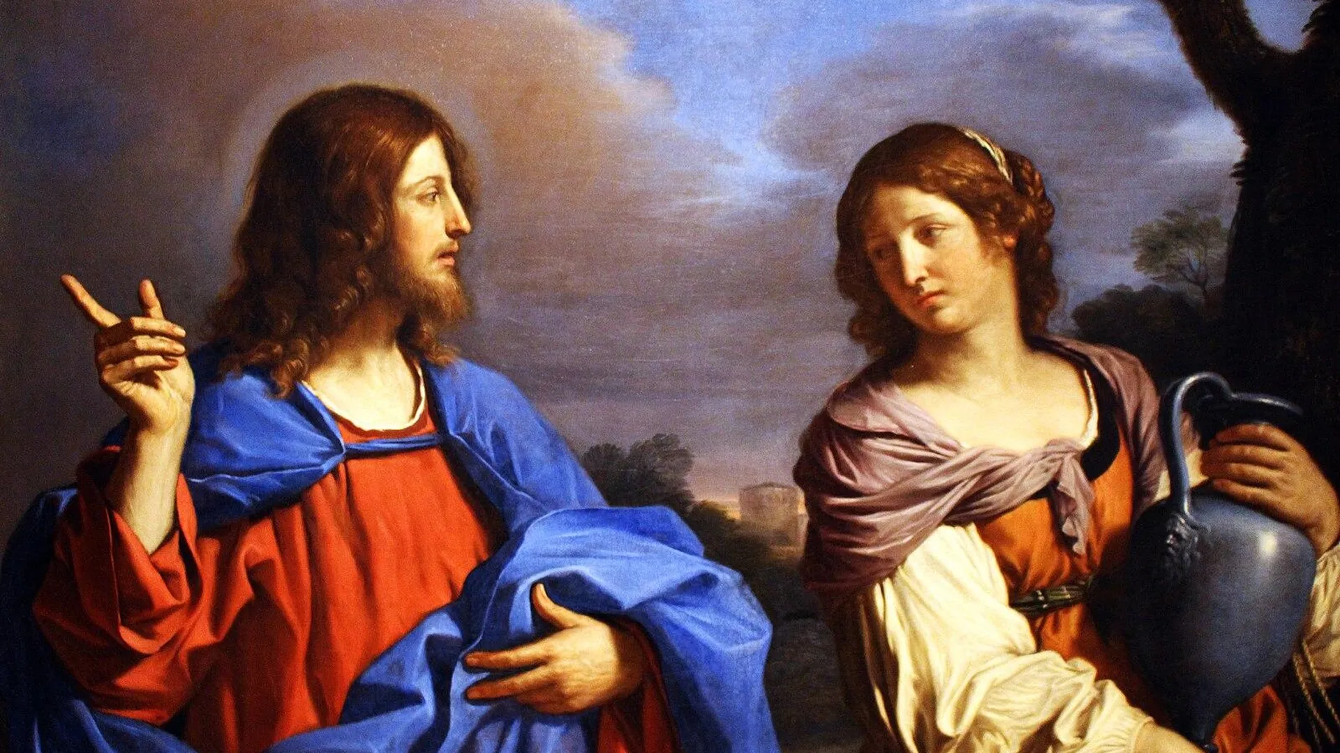 Христос и самарянка у колодца, Джованни Франческо Барбьери