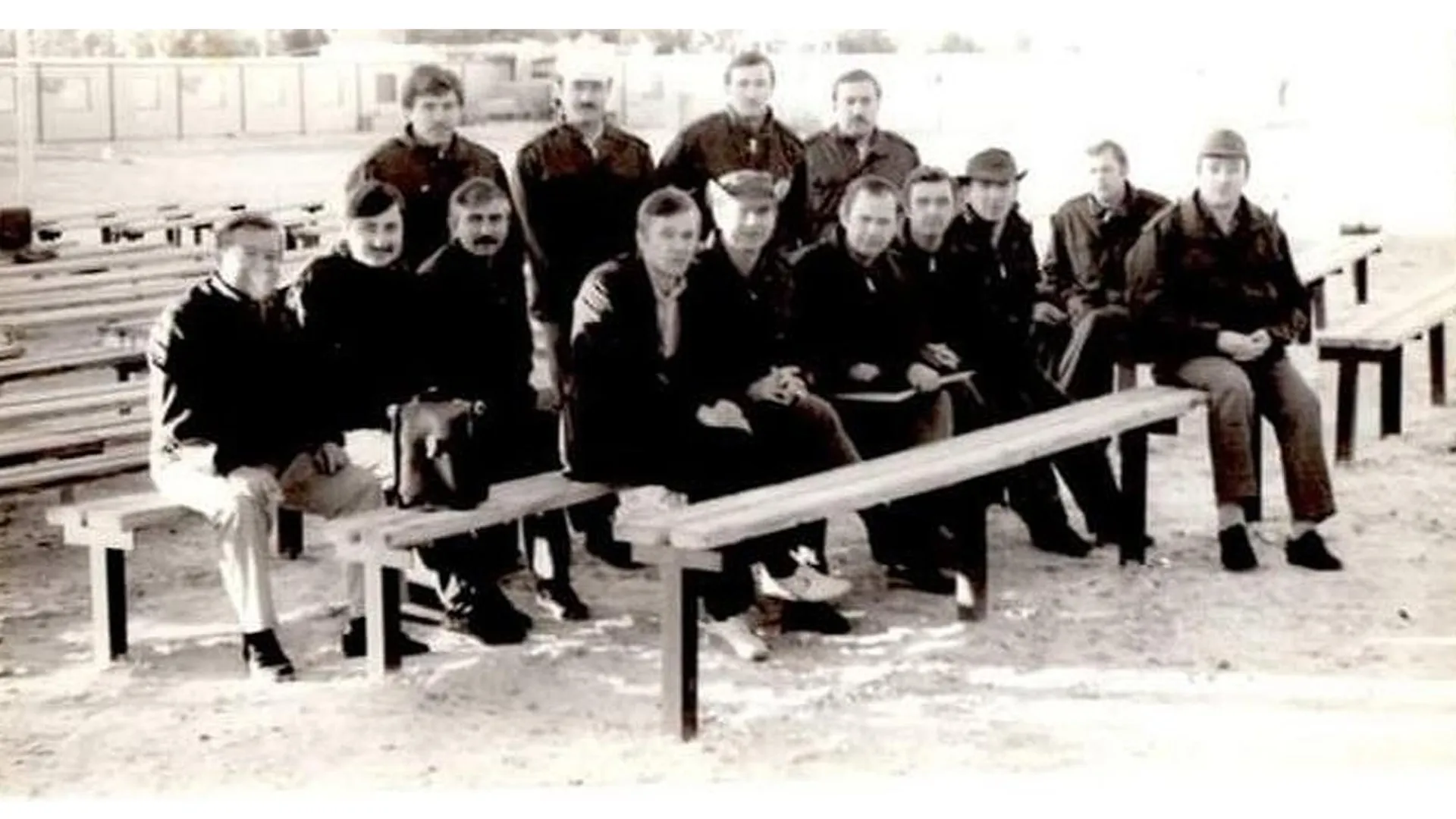 Дмитрий Евстафьев с друзьями и однокурсниками, 1987 год