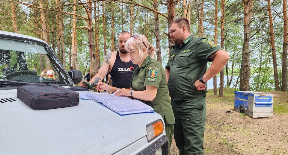 Сотрудники «Мособллеса» провели патрулирование лесов в Воскресенске