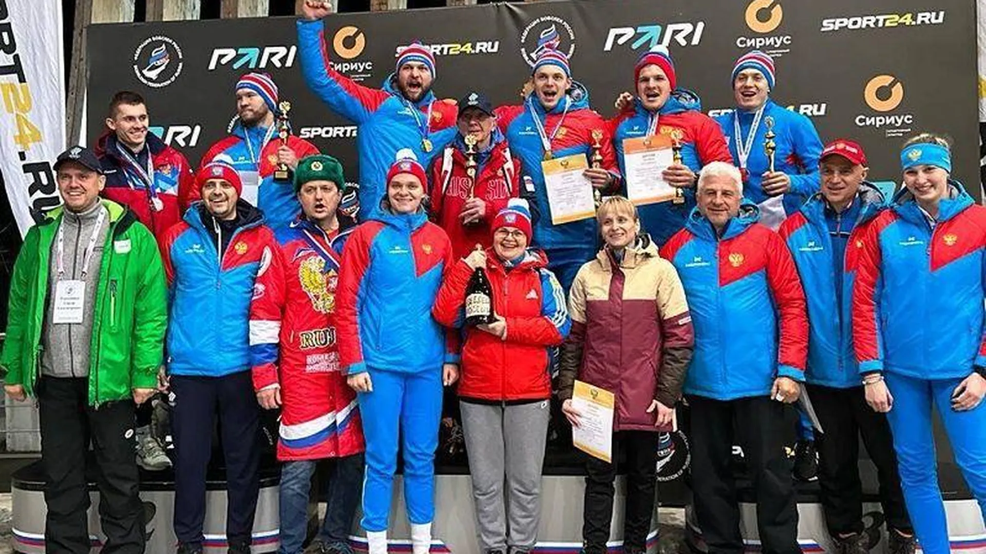 Подмосковные бобслеисты заняли весь пьедестал чемпионата России в Сочи
