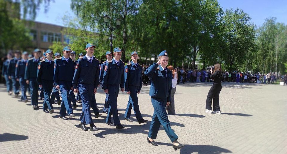 Сотрудники «Мособлпожспаса» посетили присягу кадетов колледжа «Энергия»