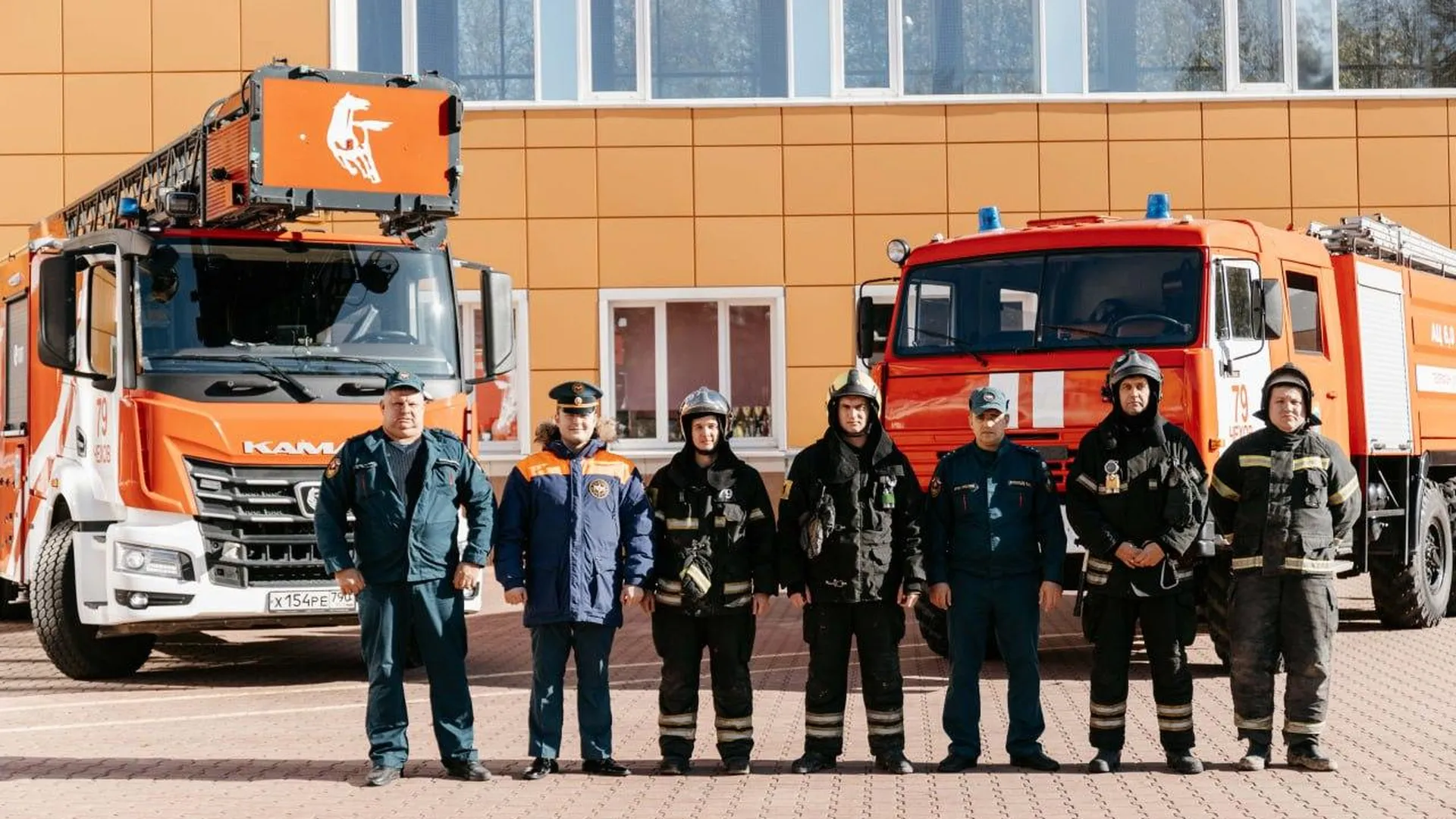 Пожарная часть в Чехове получила новый пожарный автомобиль