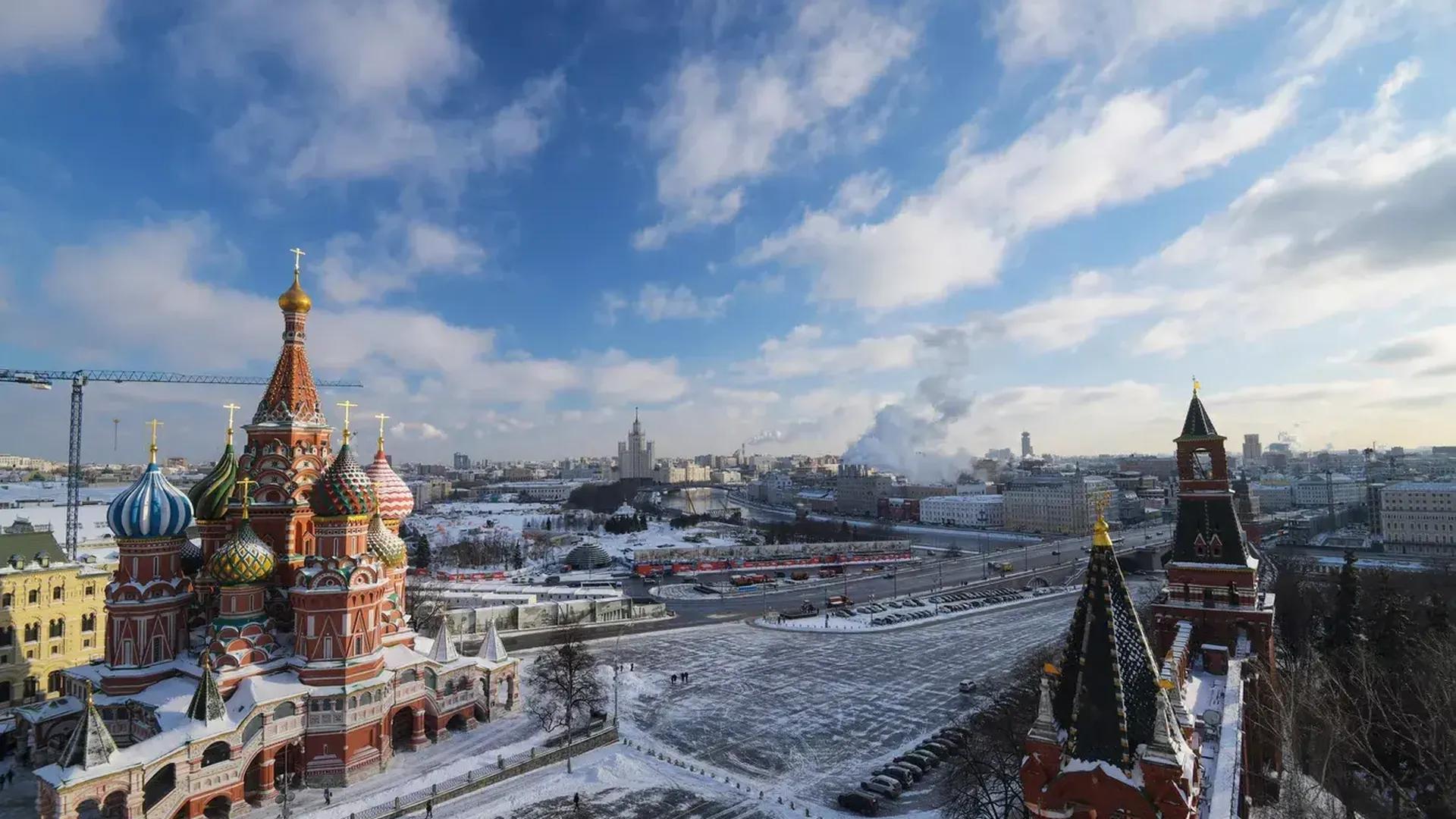 Январь в Москве оказался необычно солнечным