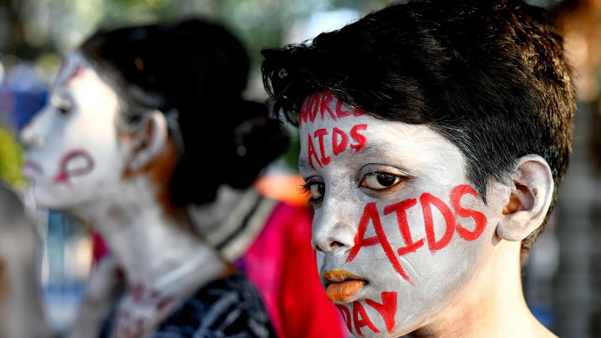Акция в поддержку людей в Индии, живущих с ВИЧ и СПИДом. Фото: Avishek Das / Keystone Press Agency