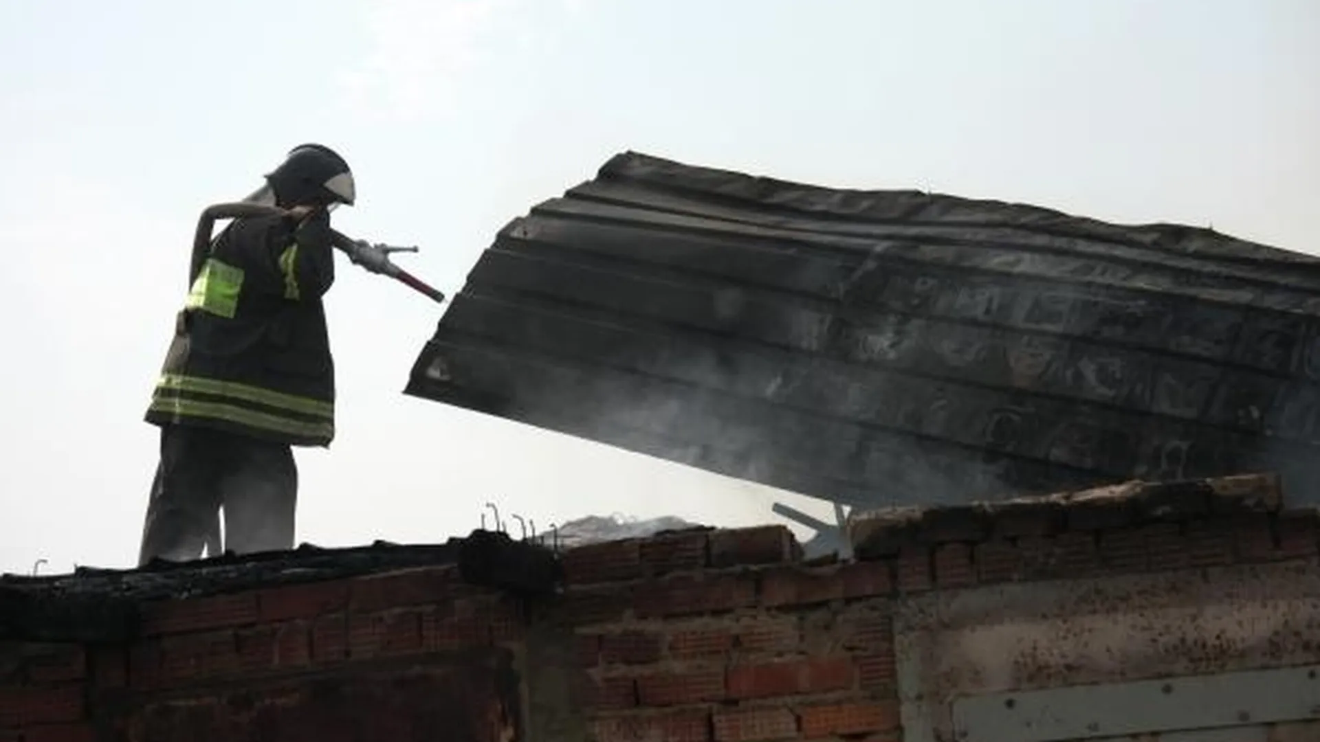 При пожаре в Сергиево-Посадском районе пострадал человек