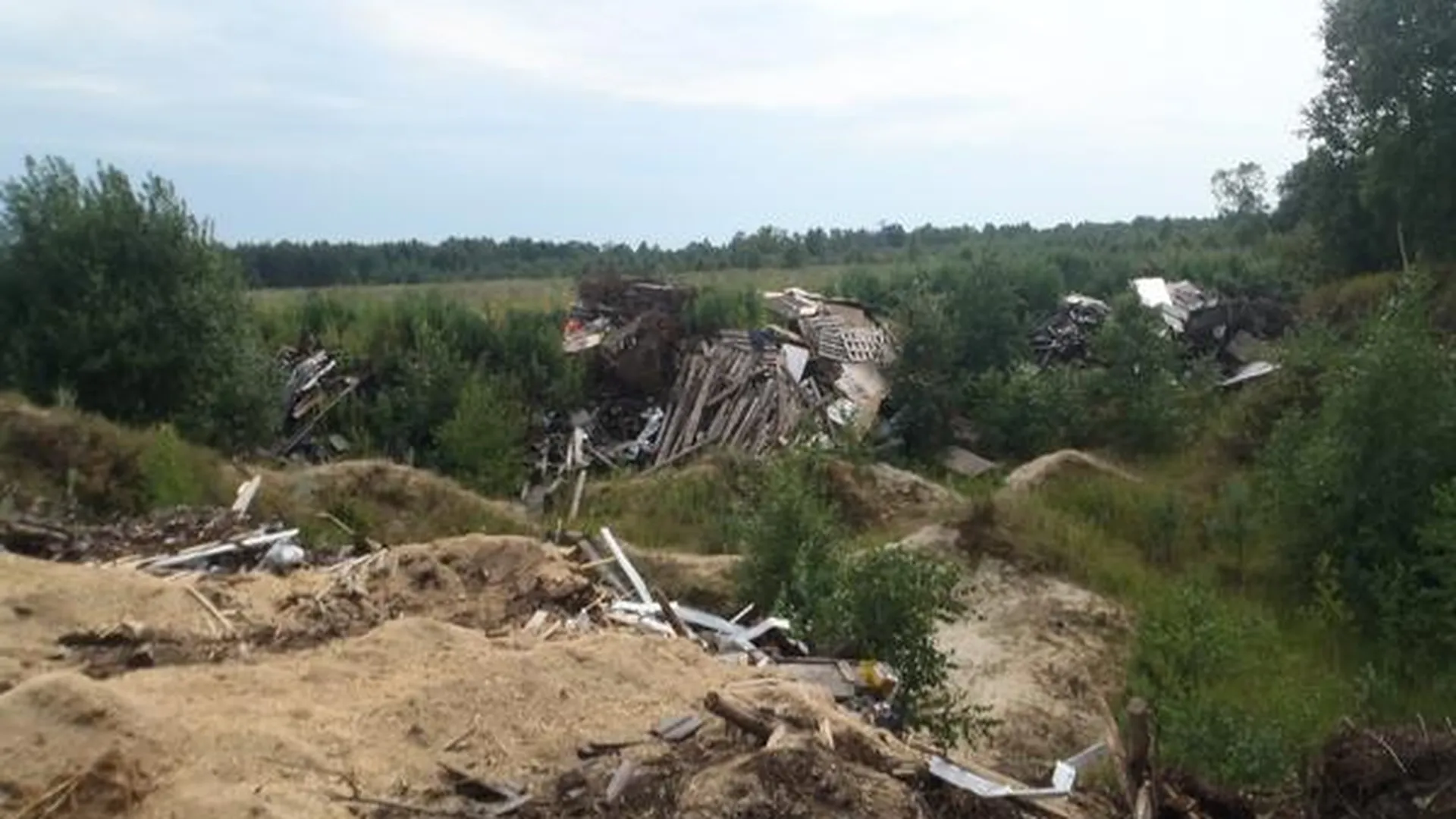 Четырнадцать свалок ликвидировали в Павлово-Посадском районе