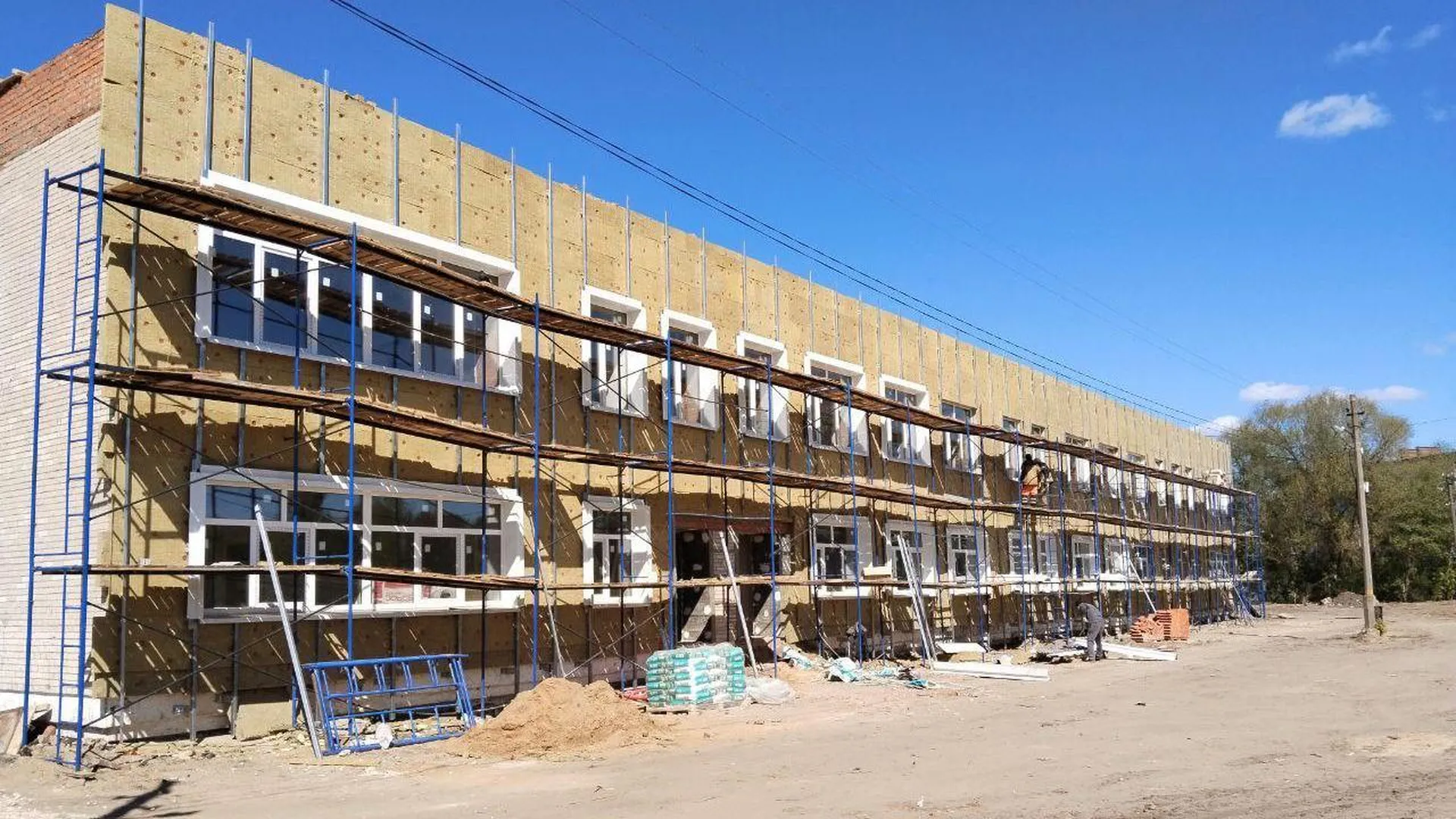 Дрезненскую школу продолжают капитально ремонтировать в подмосковном Орехово-Зуево
