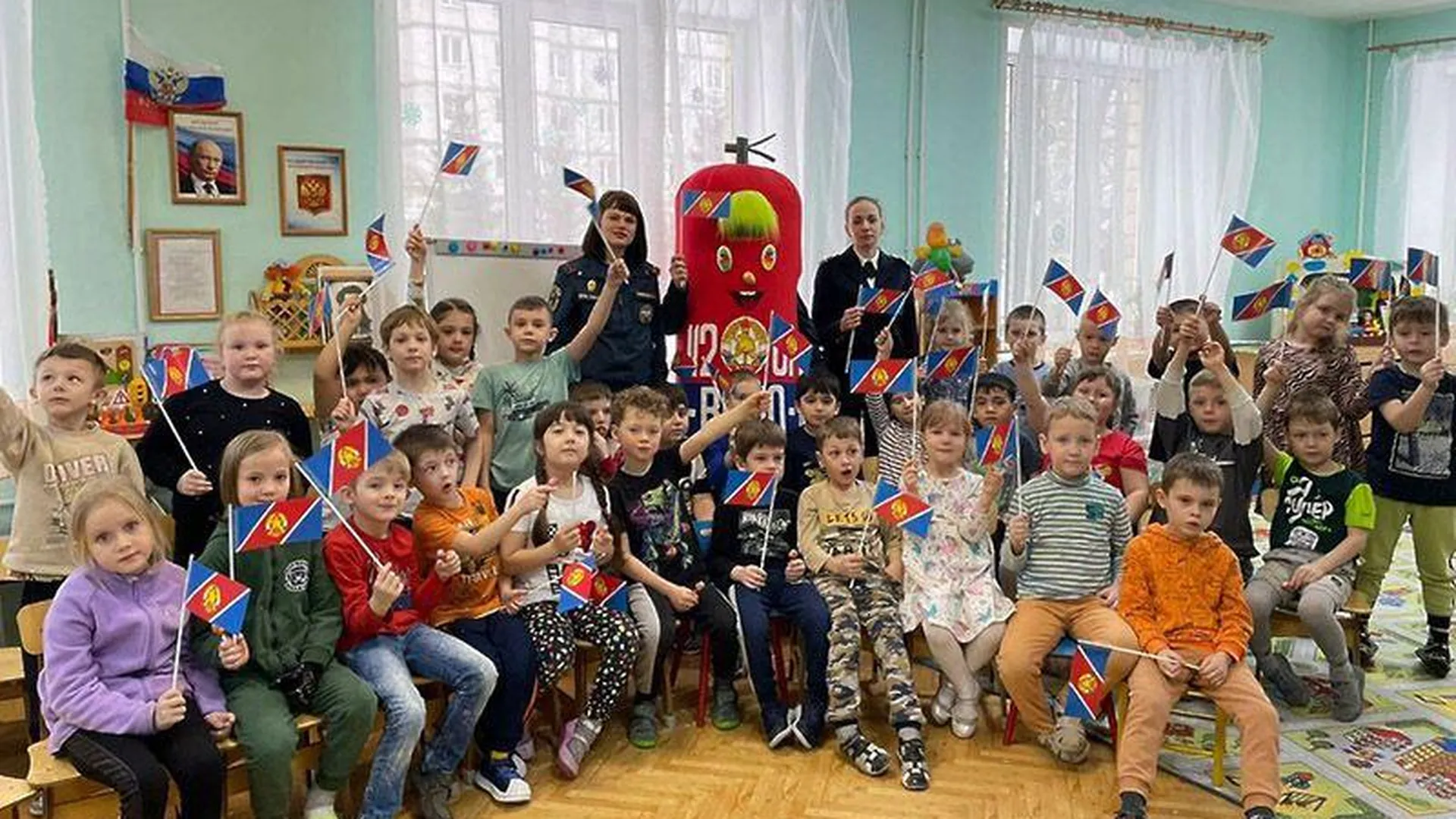 В Дедовске провели образовательную встречу с детьми, где напомнили о правилах пожарной безопасности