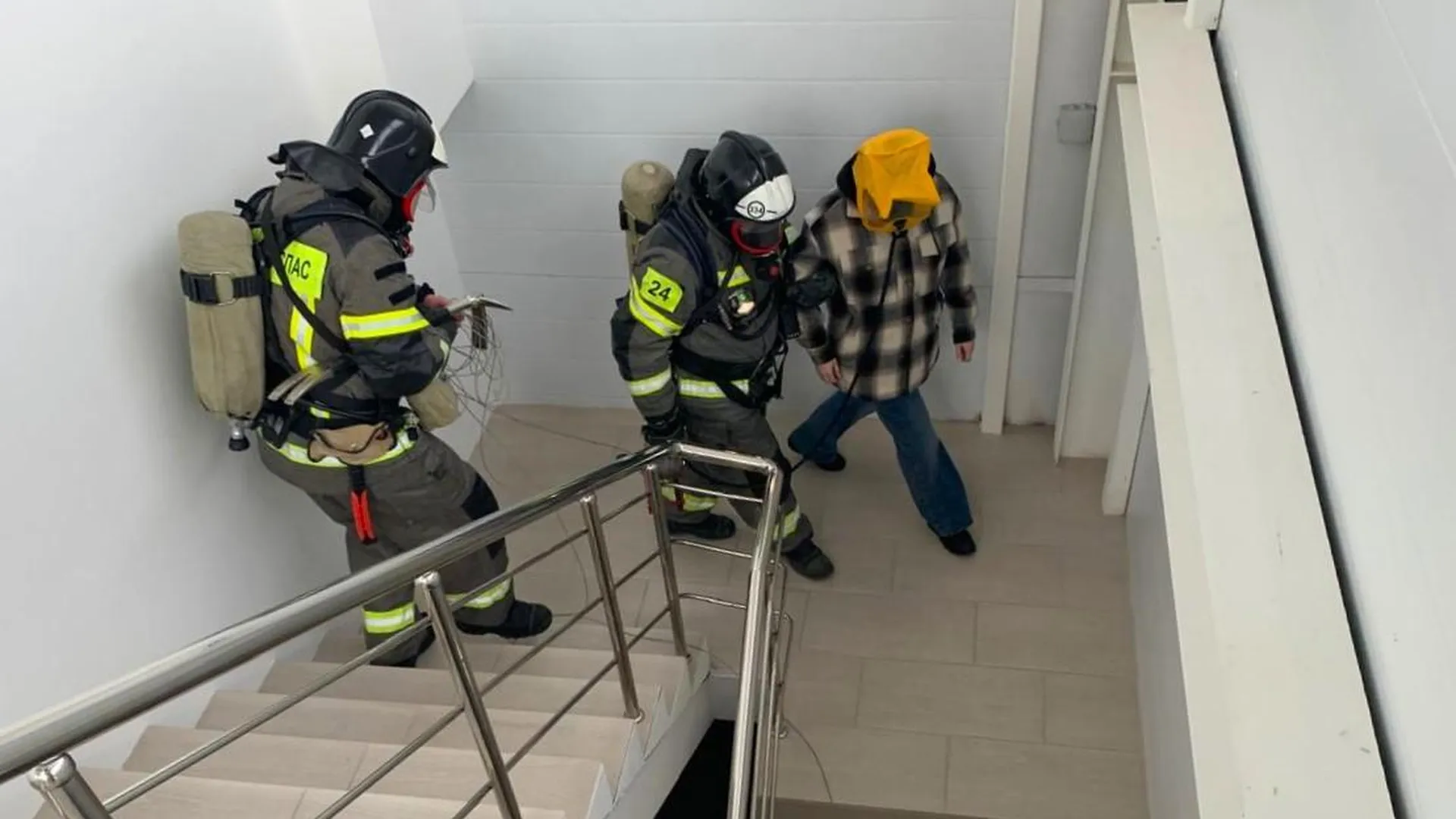Учения по тушению пожара провели в фармкомпании в Ступине