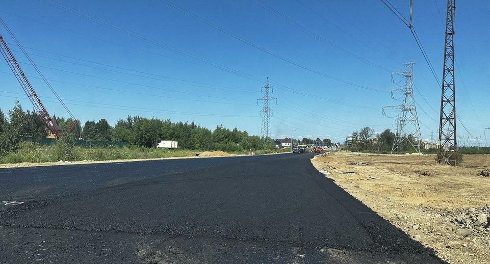 Реконструкцию Пироговского шоссе в Мытищах завершат раньше срока