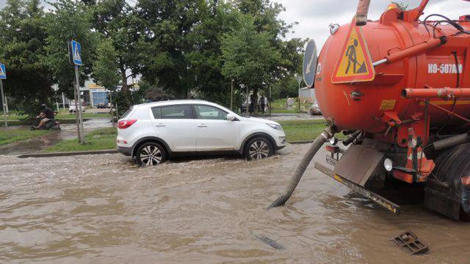 Житель Краснодара рассказал о потопе после ливня